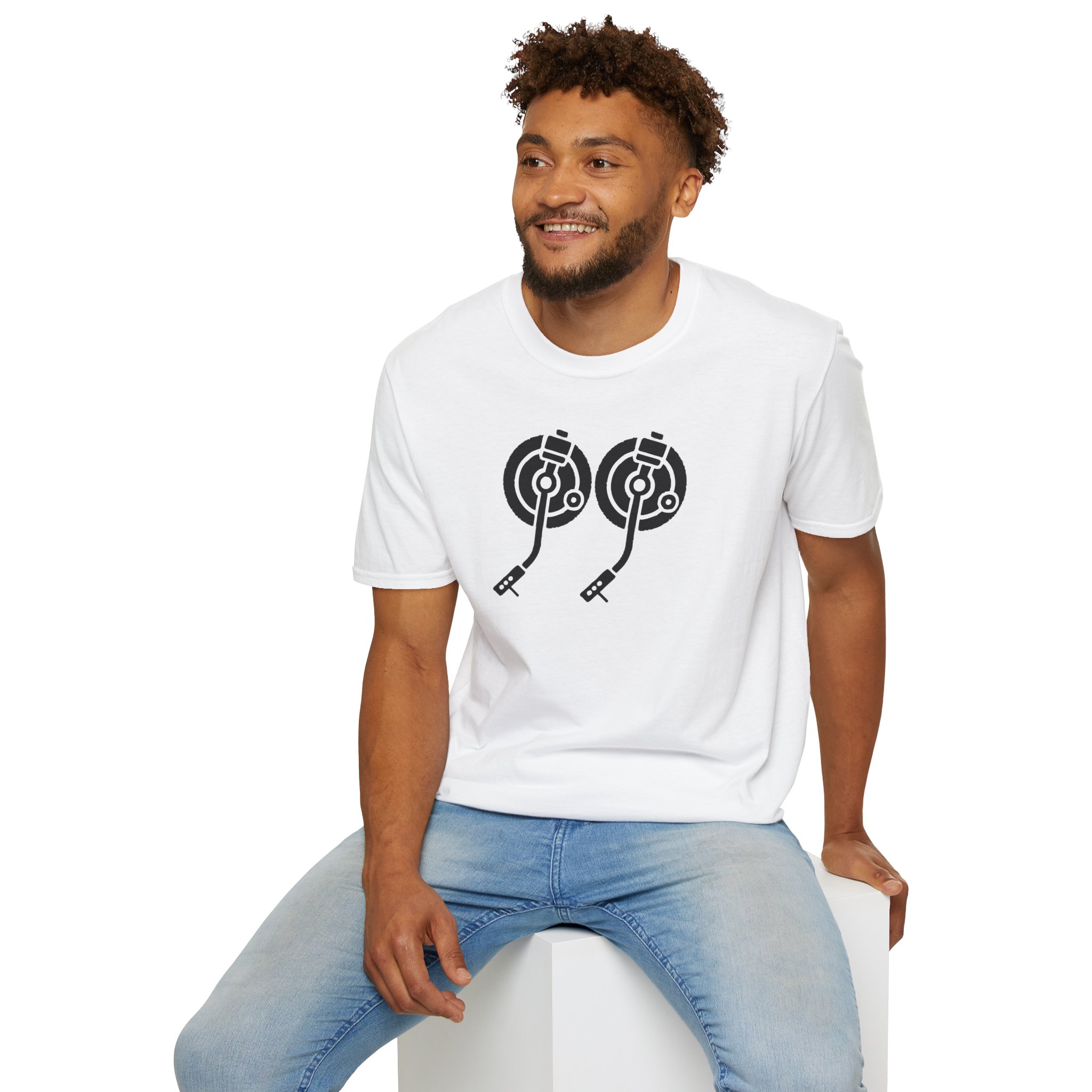Record Player Turntable Tee — Retro DJ Vinyl Graphic T-Shirt - Image 19