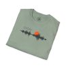 Sunset Soundwave T-Shirt — Minimal Nature Waveform Tee - Thumbnail Image 68