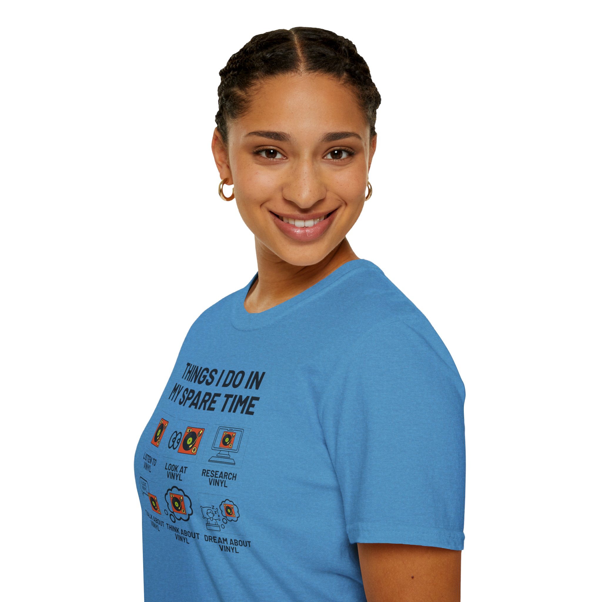 Things I Do In My Spare Time T-Shirt — Funny Hobbies Graphic Tee - Image 7