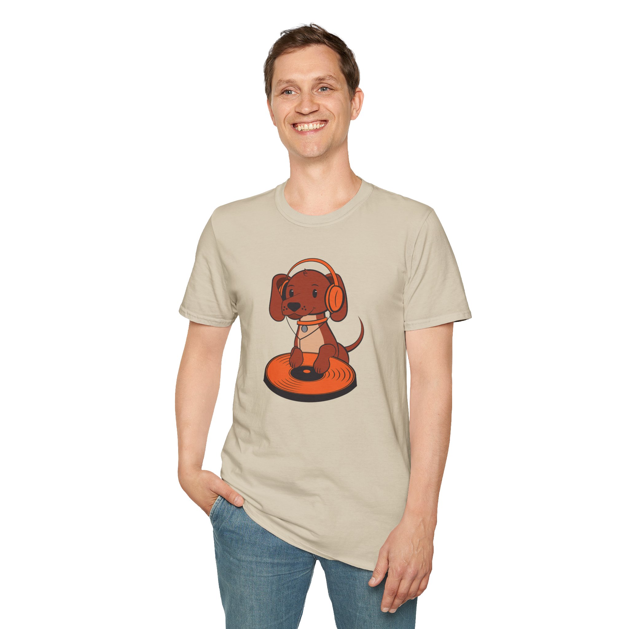 DJ Dachshund Tee — Cute Dog with Headphones Graphic T-Shirt - Image 26