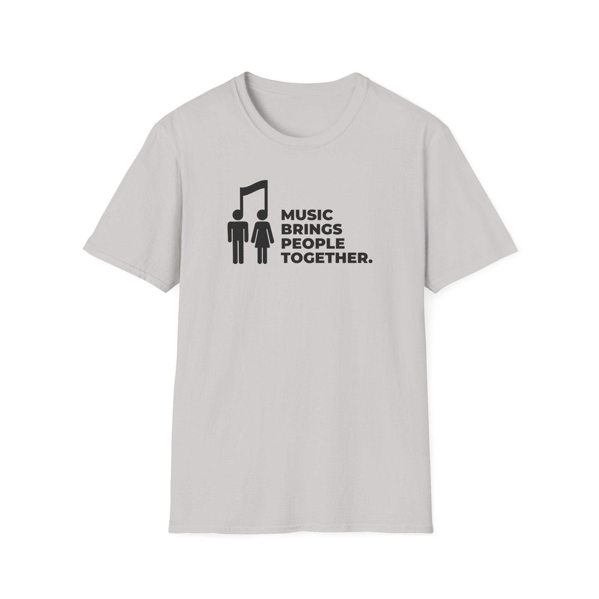 Music Brings People Together Unisex Softstyle T-Shirt - Image 9