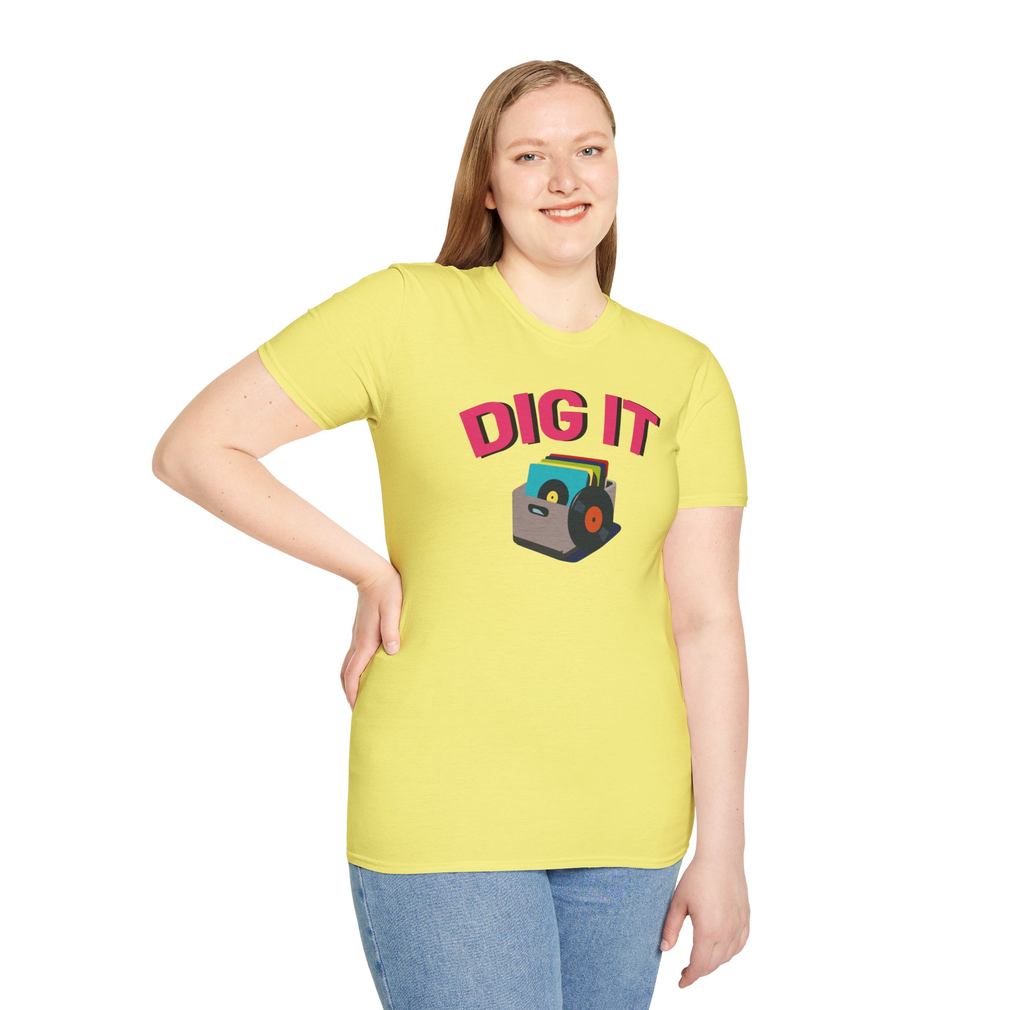 Dig It T-Shirt — Retro Excavator Graphic Tee - Image 59