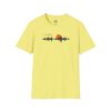 Sunset Soundwave T-Shirt — Minimal Nature Waveform Tee - Thumbnail Image 49