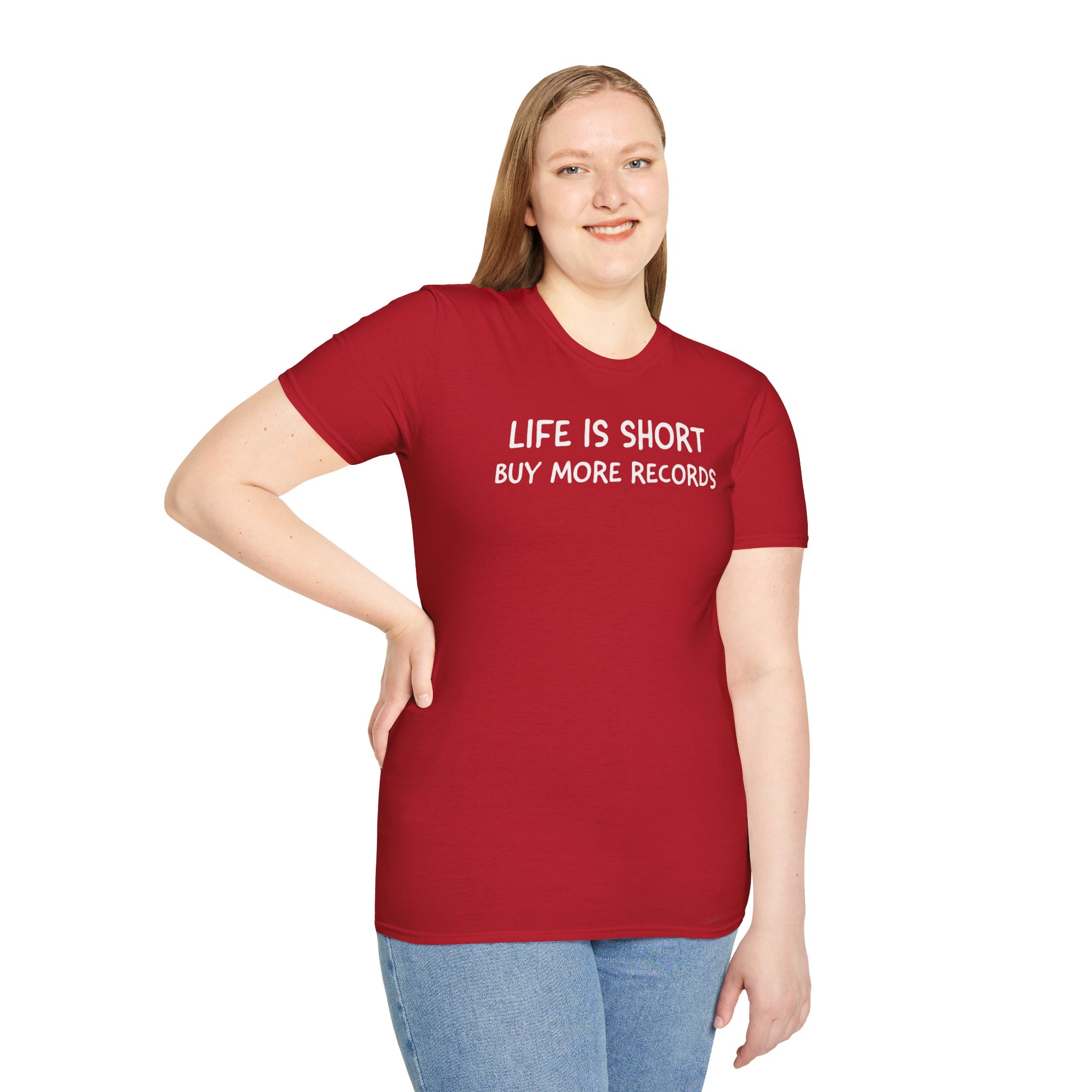 Life Is Short Buy More Records T-Shirt — Vinyl Lover Tee - Image 109