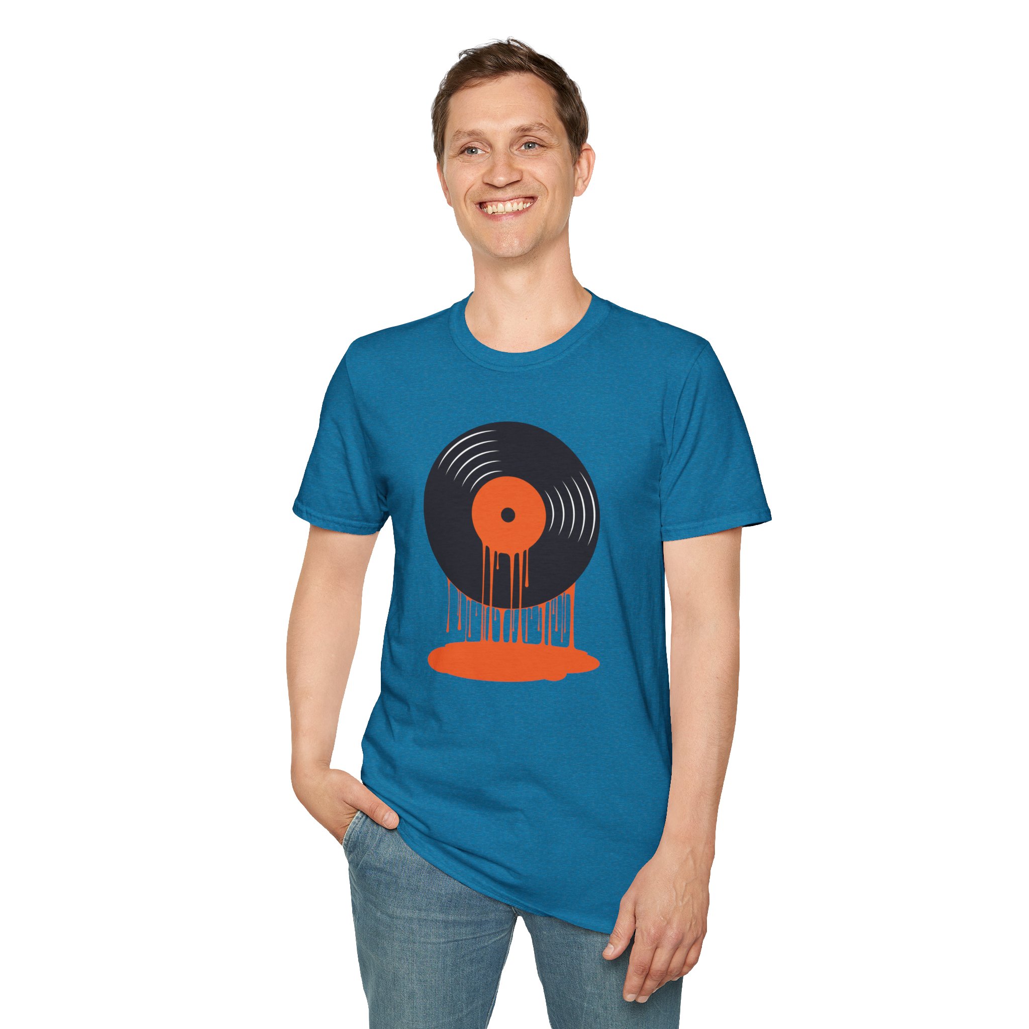 Vinyl Record Drip T-Shirt — Retro Music Tee - Image 86