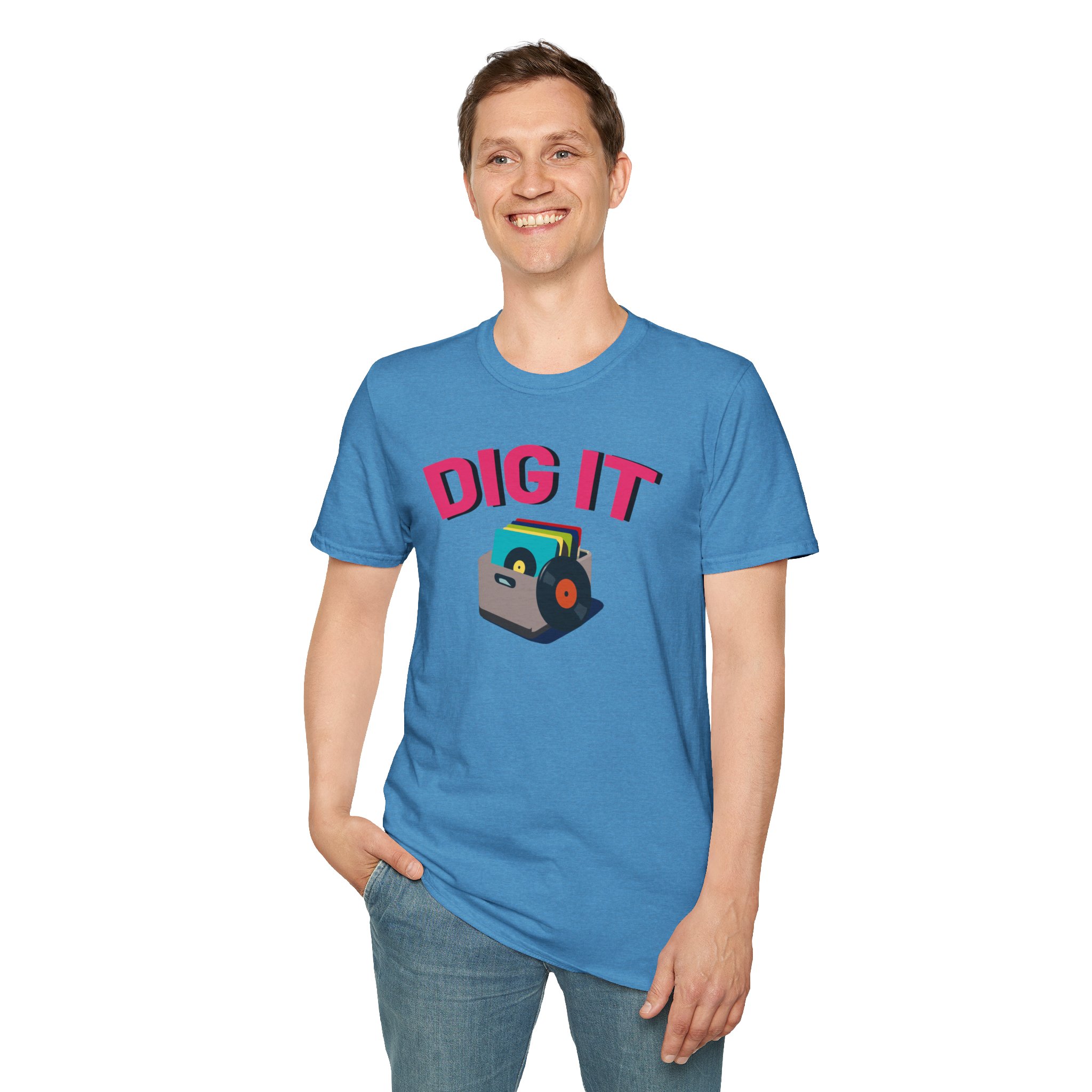 Dig It T-Shirt — Retro Excavator Graphic Tee - Image 96