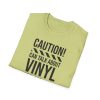 Vinyl Lover T-Shirt — "Caution! Can Talk About Vinyl For Hours" Music Tee - Thumbnail Image 40