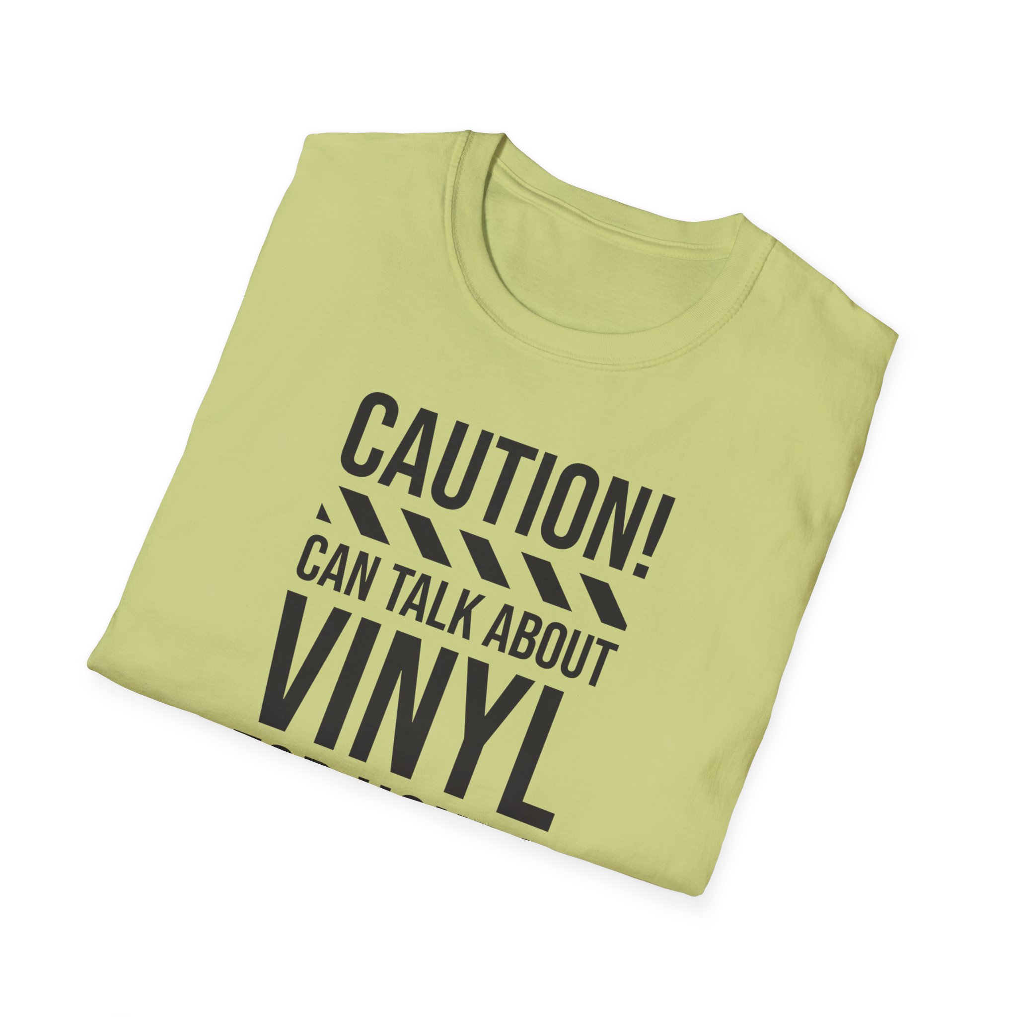 Vinyl Lover T-Shirt — "Caution! Can Talk About Vinyl For Hours" Music Tee - Image 40