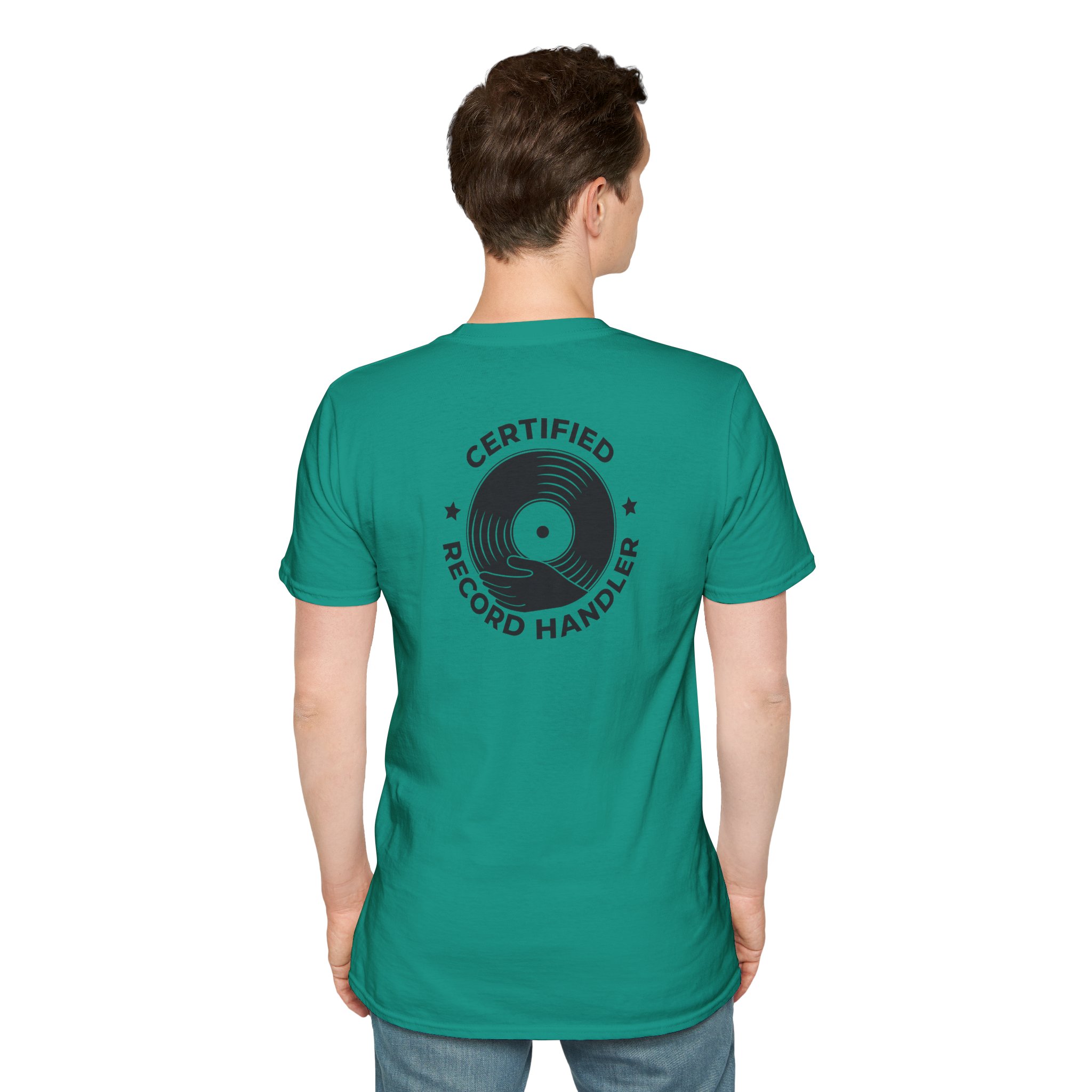 Certified Record Handler T-Shirt — Retro Vinyl DJ Tee - Image 54