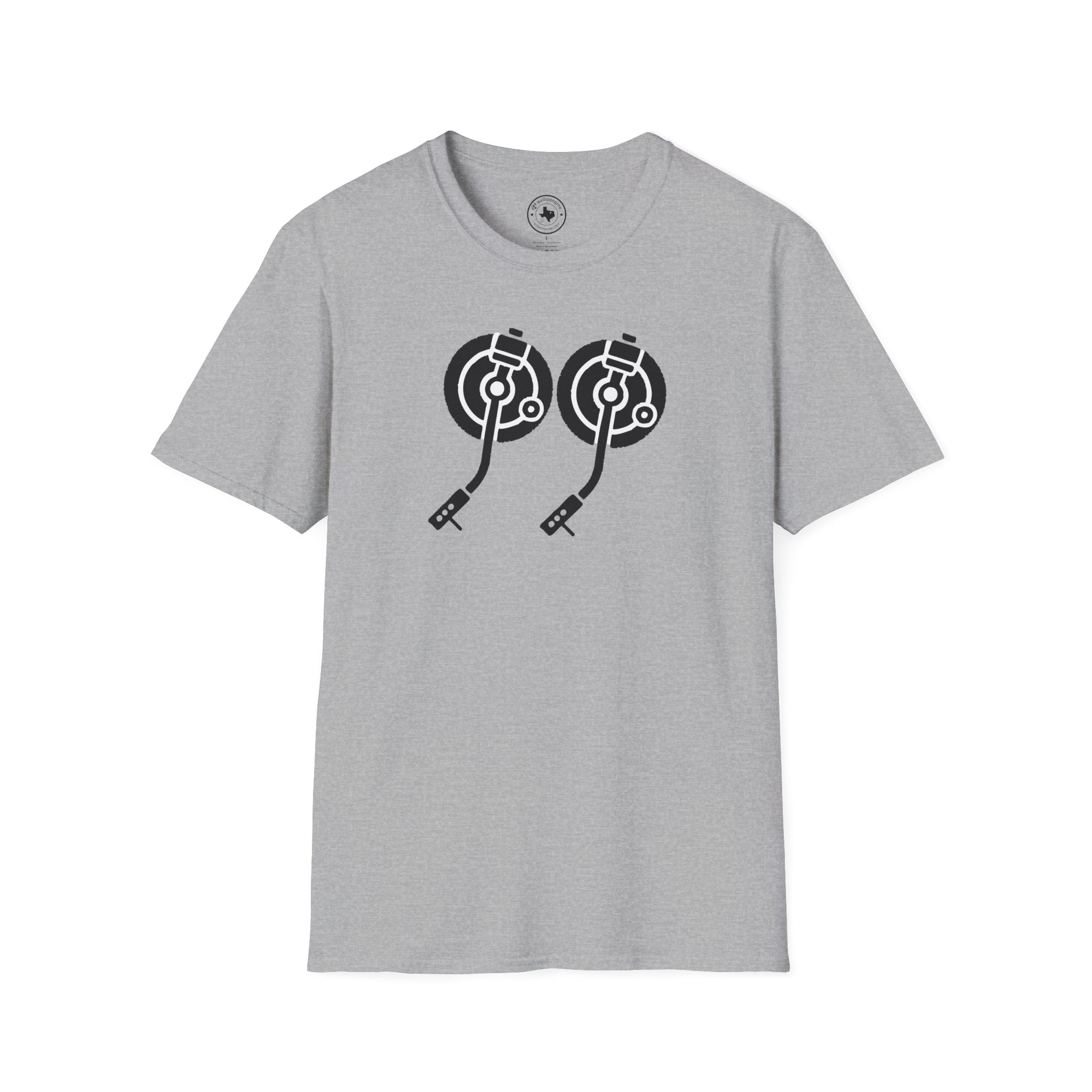 Record Player Turntable Tee — Retro DJ Vinyl Graphic T-Shirt - Image 41