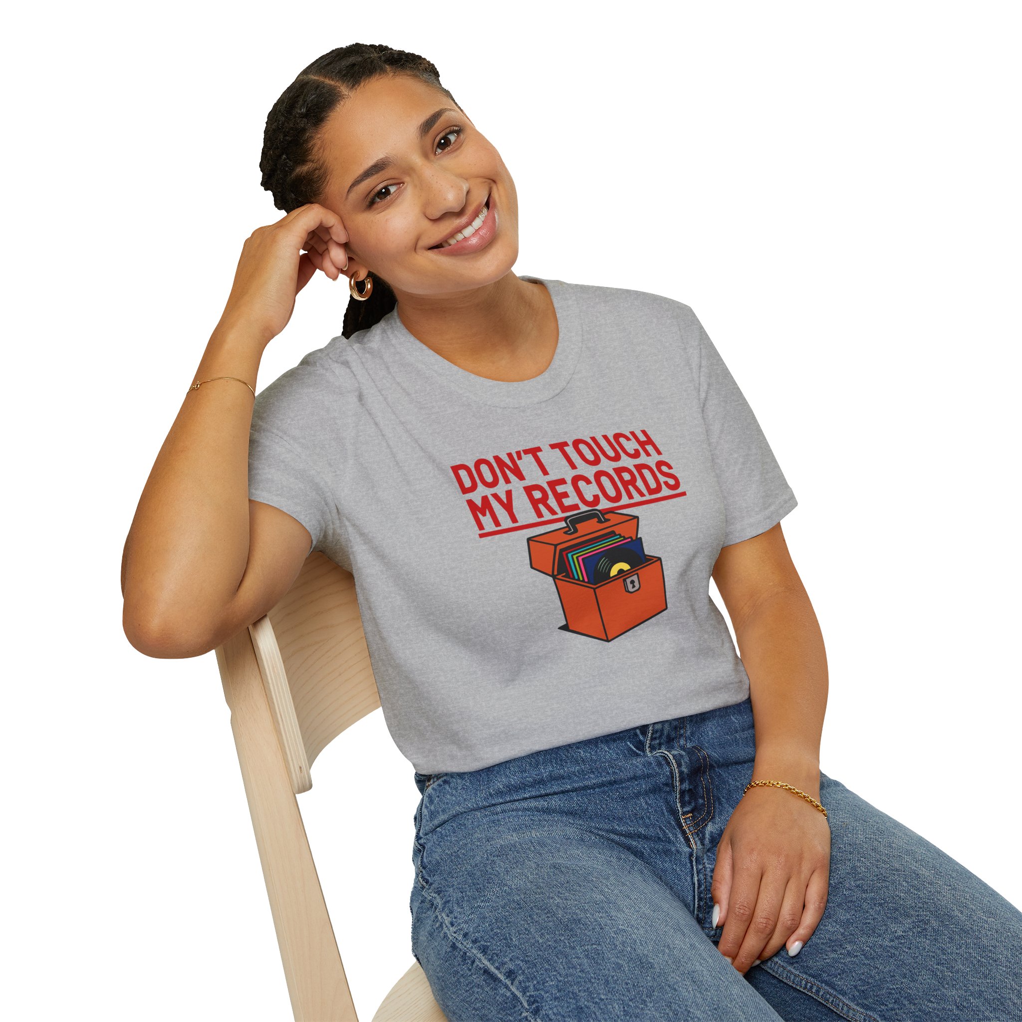 Don't Touch My Records T-Shirt — Retro Vinyl Collector Shirt - Image 52