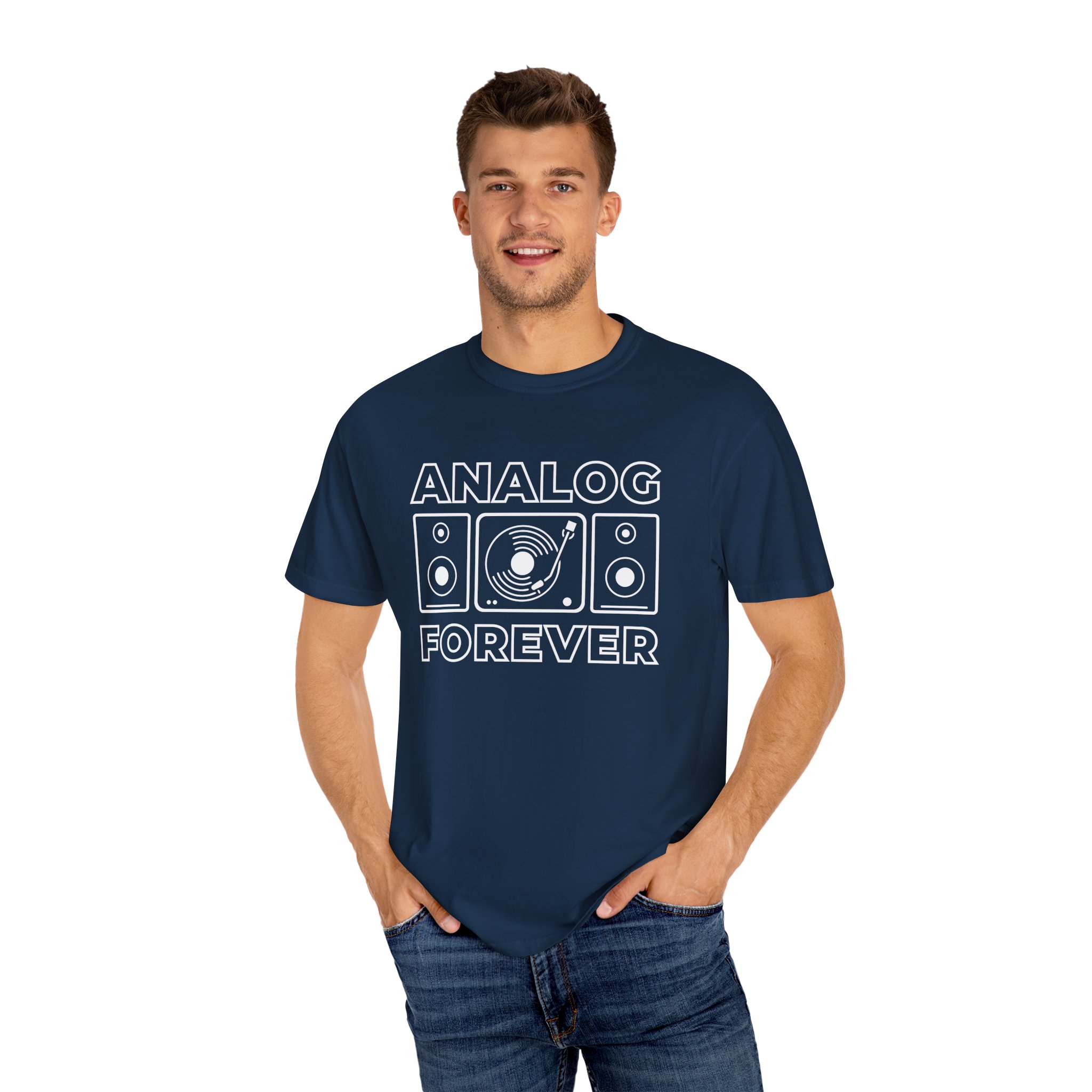 Analog Forever T-Shirt, Unisex Vintage Tee, Music Lover Gift, Retro Style Shirt, Cool DJ Apparel, Casual Streetwear - Image 24