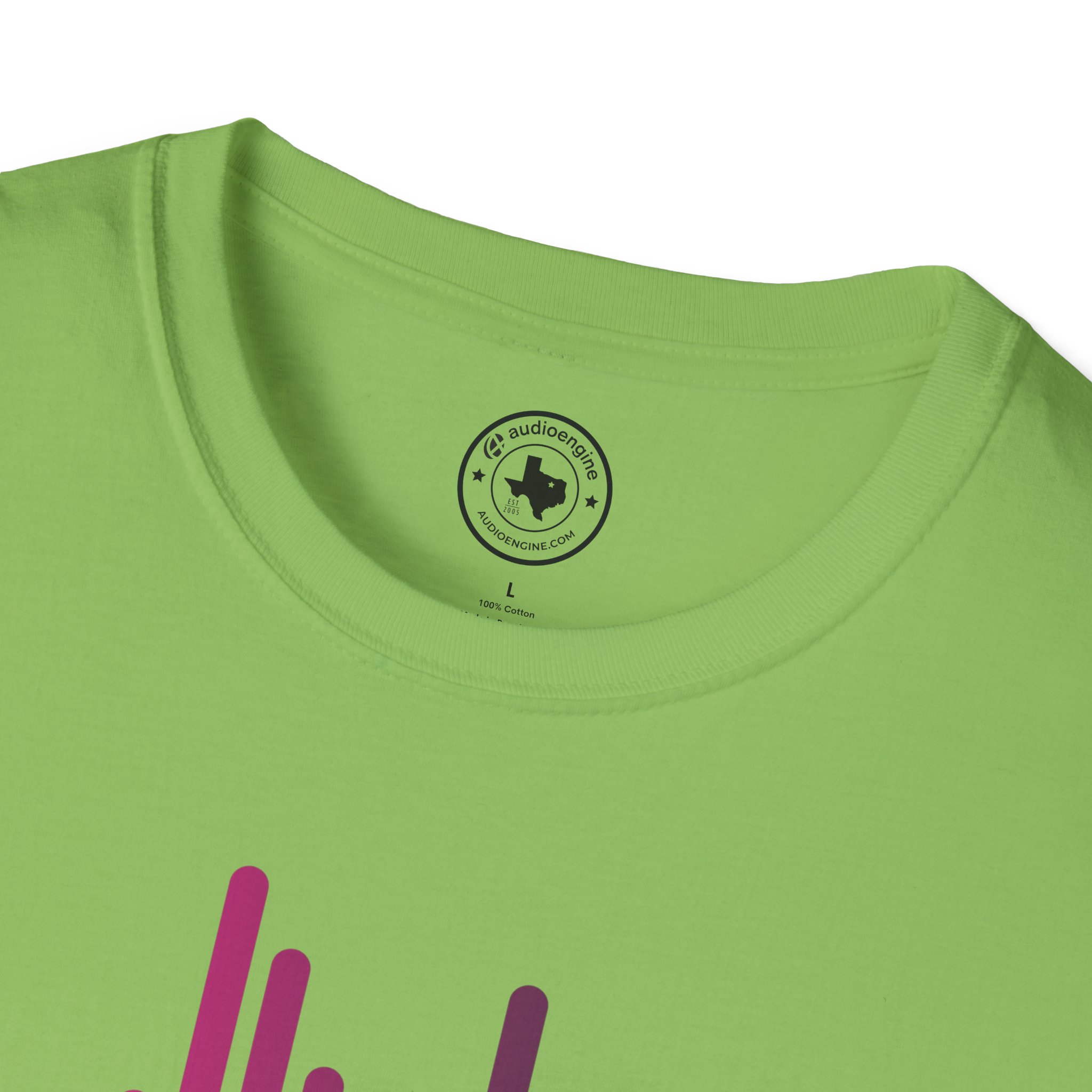 Audio Waveform Graphic Tee — Gradient Soundwave T-Shirt - Image 83