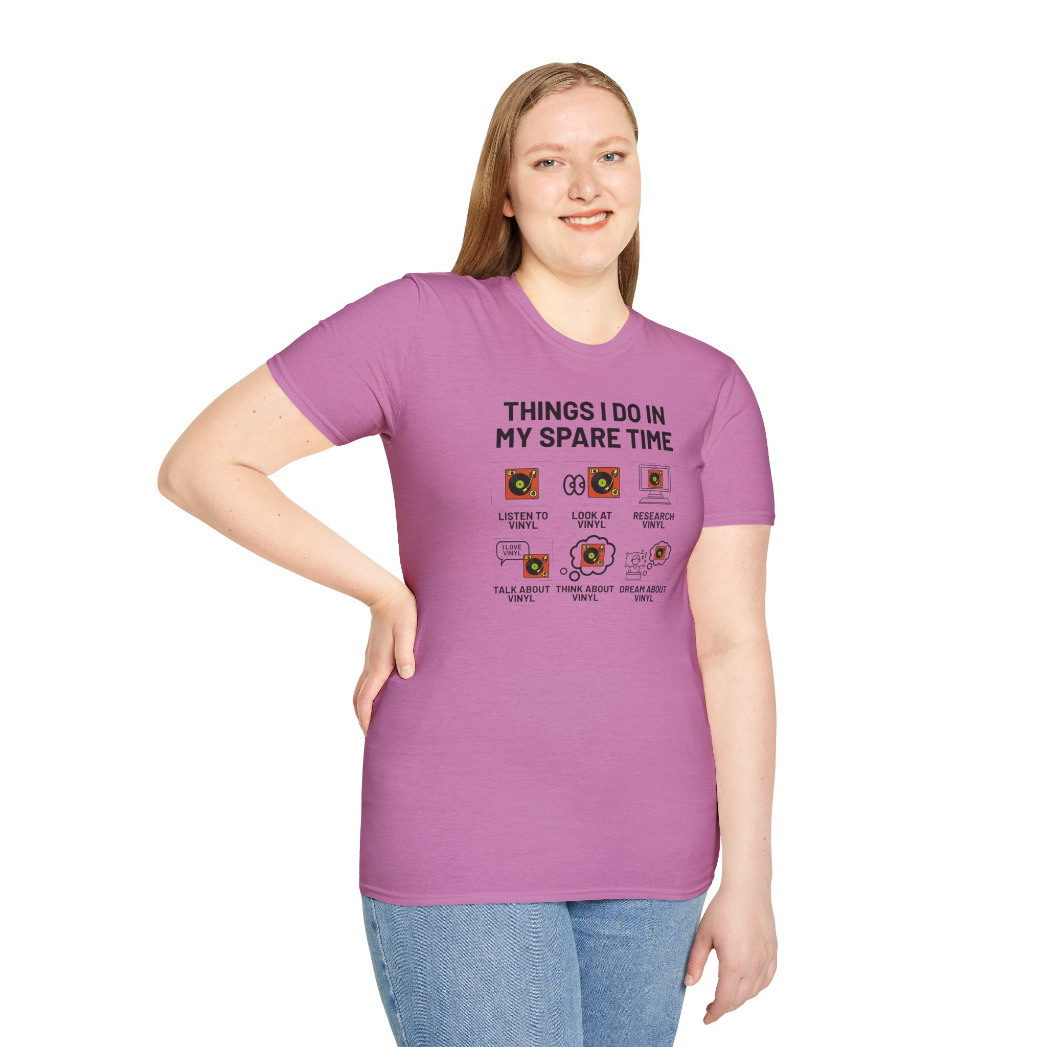 Things I Do In My Spare Time T-Shirt — Funny Hobbies Graphic Tee - Image 104