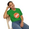 Orange Bass Guitar Badge T-Shirt — Retro Musician Tee for Bass Players - Thumbnail Image 71