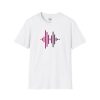 Audio Waveform Graphic Tee — Gradient Soundwave T-Shirt - Thumbnail Image 9
