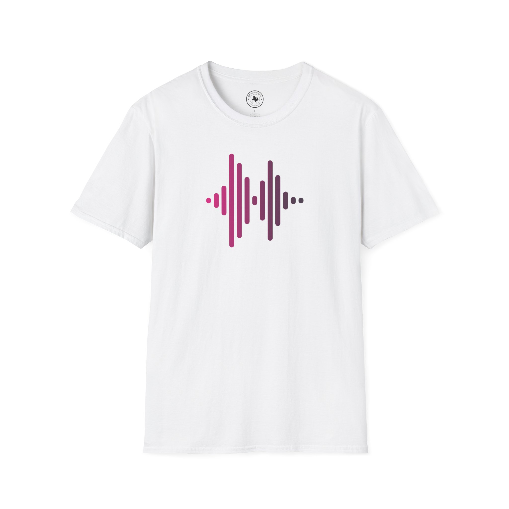 Audio Waveform Graphic Tee — Gradient Soundwave T-Shirt - Image 9