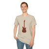Electric Guitar Graphic T-Shirt — Red Psychedelic Music Tee - Thumbnail Image 42