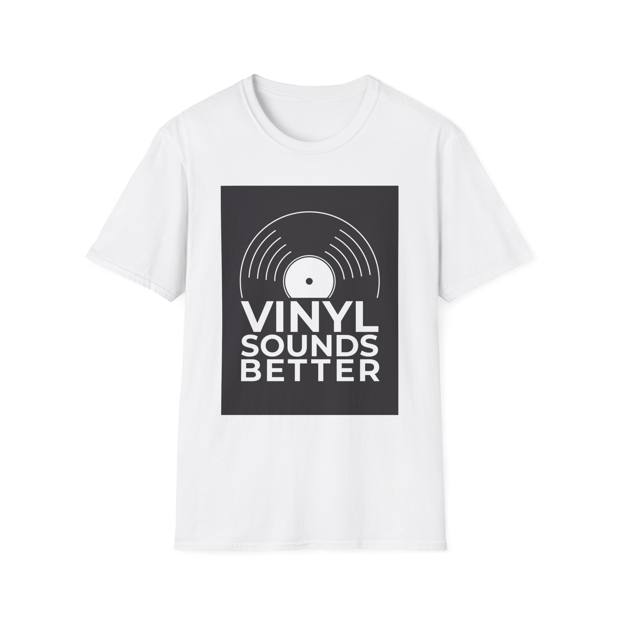 Vinyl Record Lover T-Shirt - "Vinyl Sounds Better" Unisex Softstyle Tee - Image 5