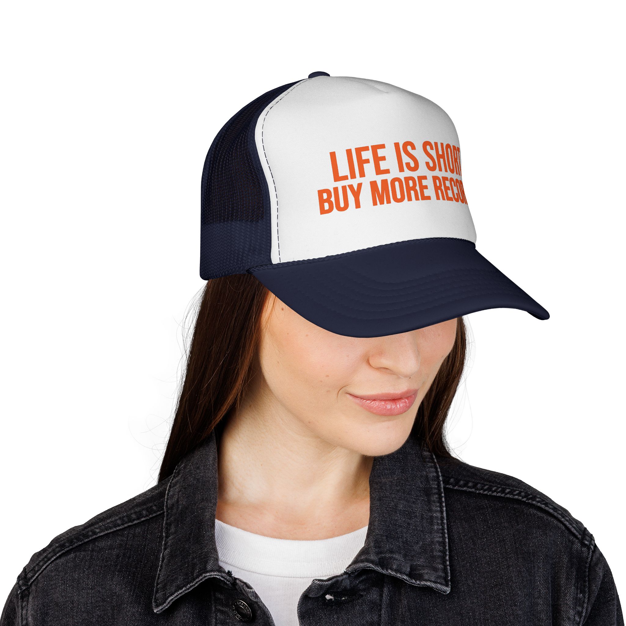 'Life is Short' Trucker Cap - Music Lover's Essential - Image 24