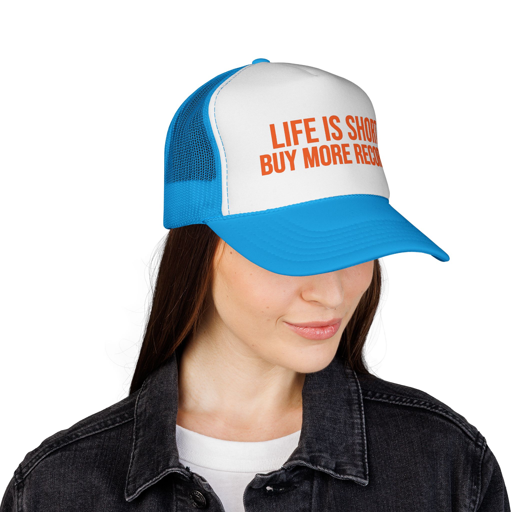 'Life is Short' Trucker Cap - Music Lover's Essential - Image 9