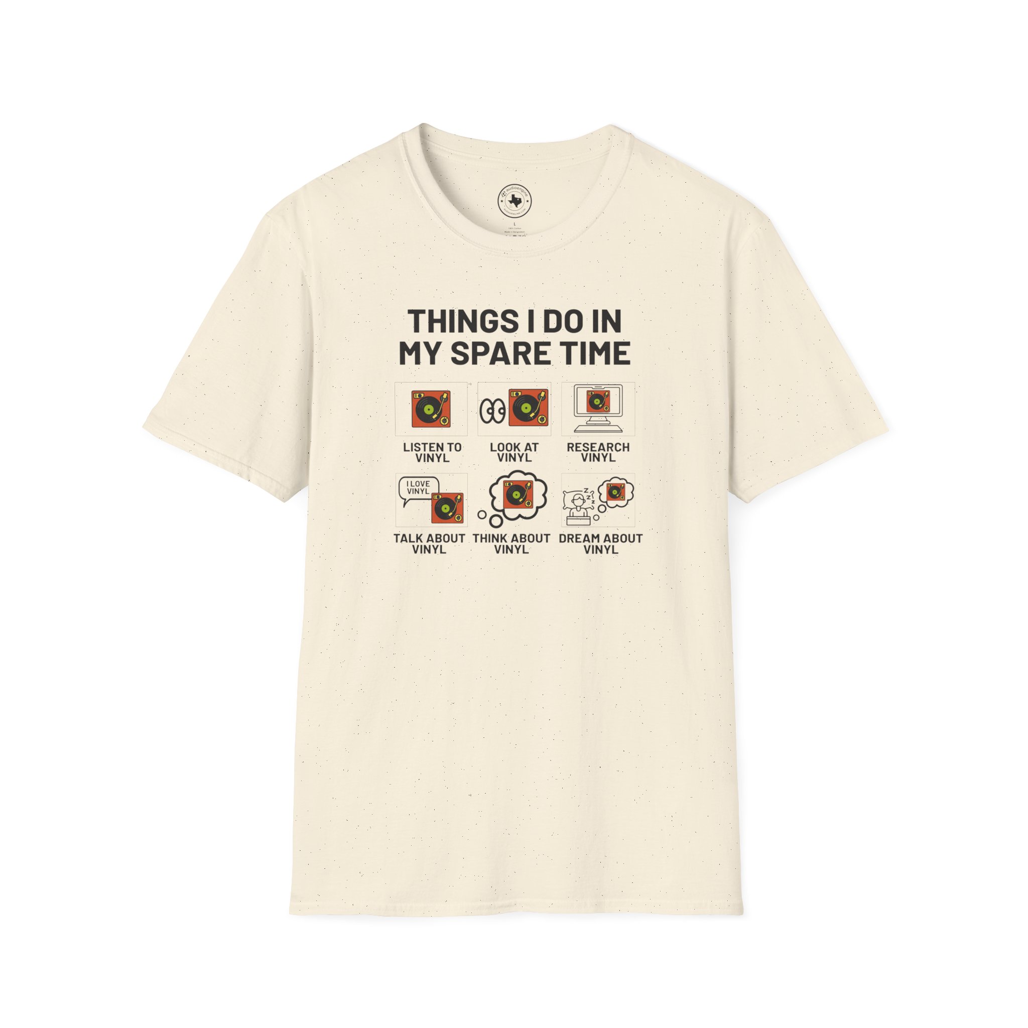 Things I Do In My Spare Time T-Shirt — Funny Hobbies Graphic Tee - Image 45