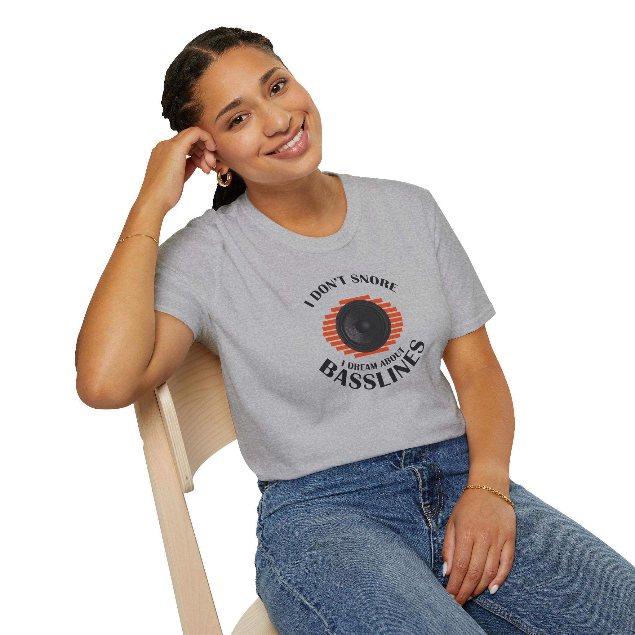 Basslines T-Shirt — “I Don't Snore, I Dream About Basslines” Music Lover Tee - Image 48