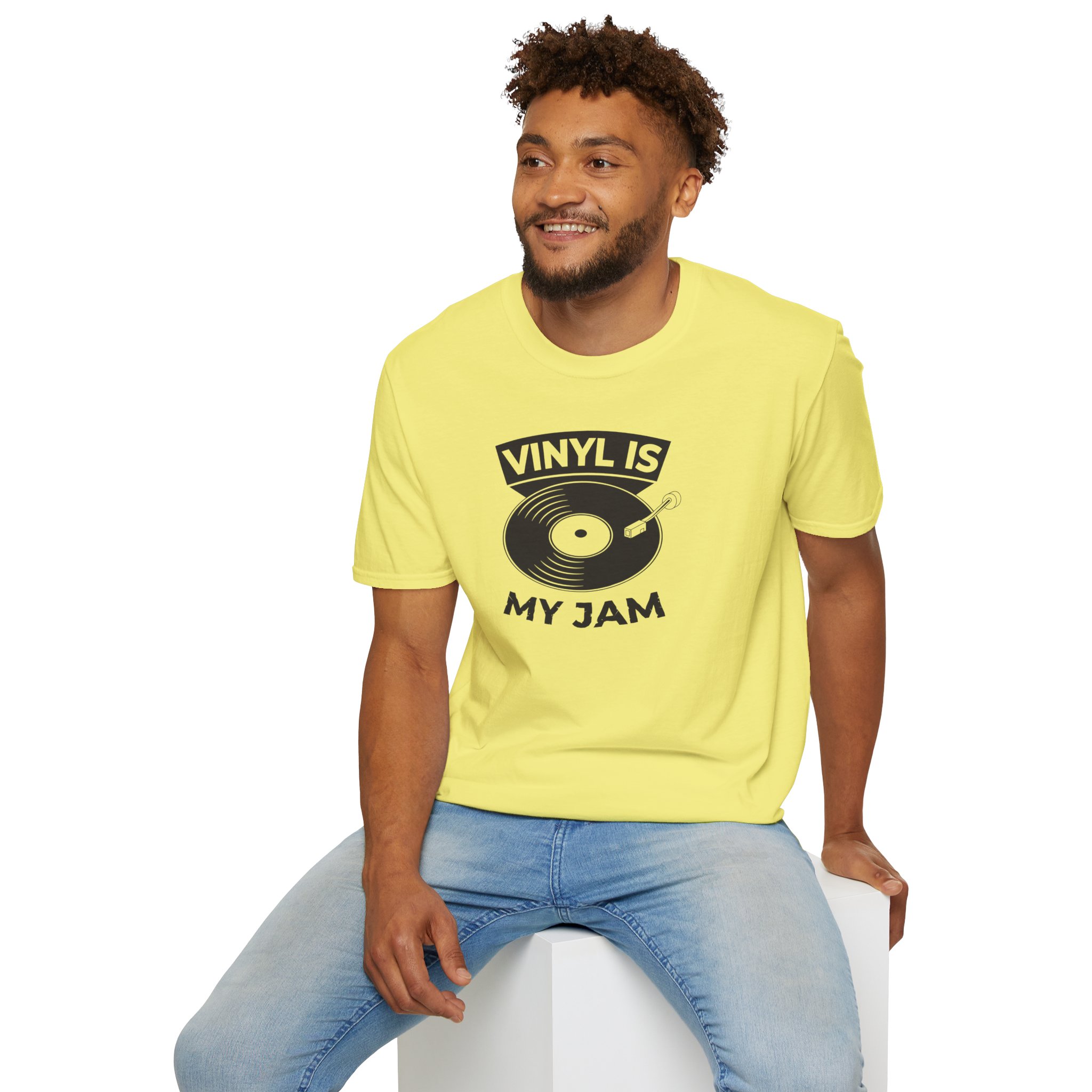 Vinyl Is My Jam T-Shirt — Retro Record Lover Tee - Image 48
