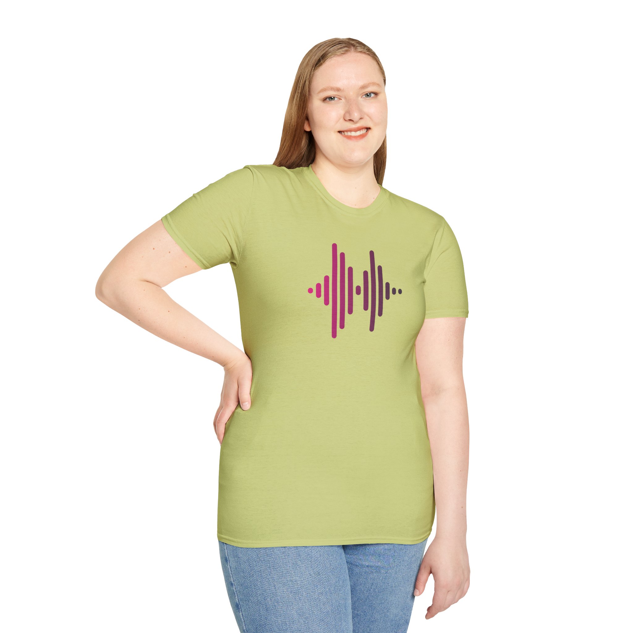 Audio Waveform Graphic Tee — Gradient Soundwave T-Shirt - Image 69