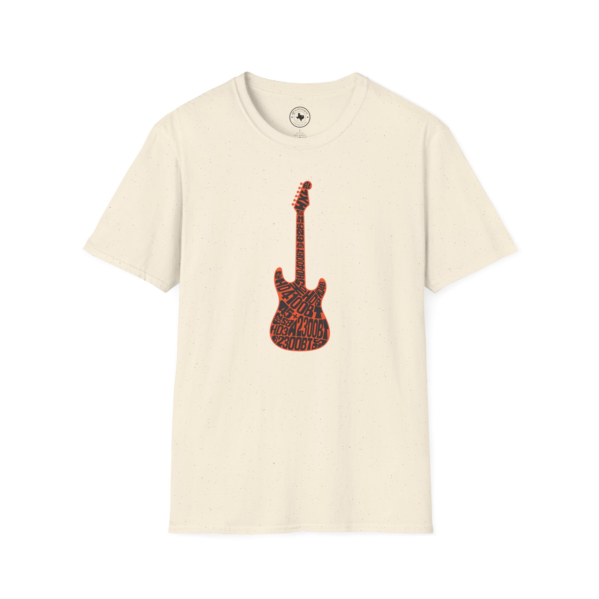 Electric Guitar Graphic T‑Shirt — Red Pattern Rock Music Tee - Image 61