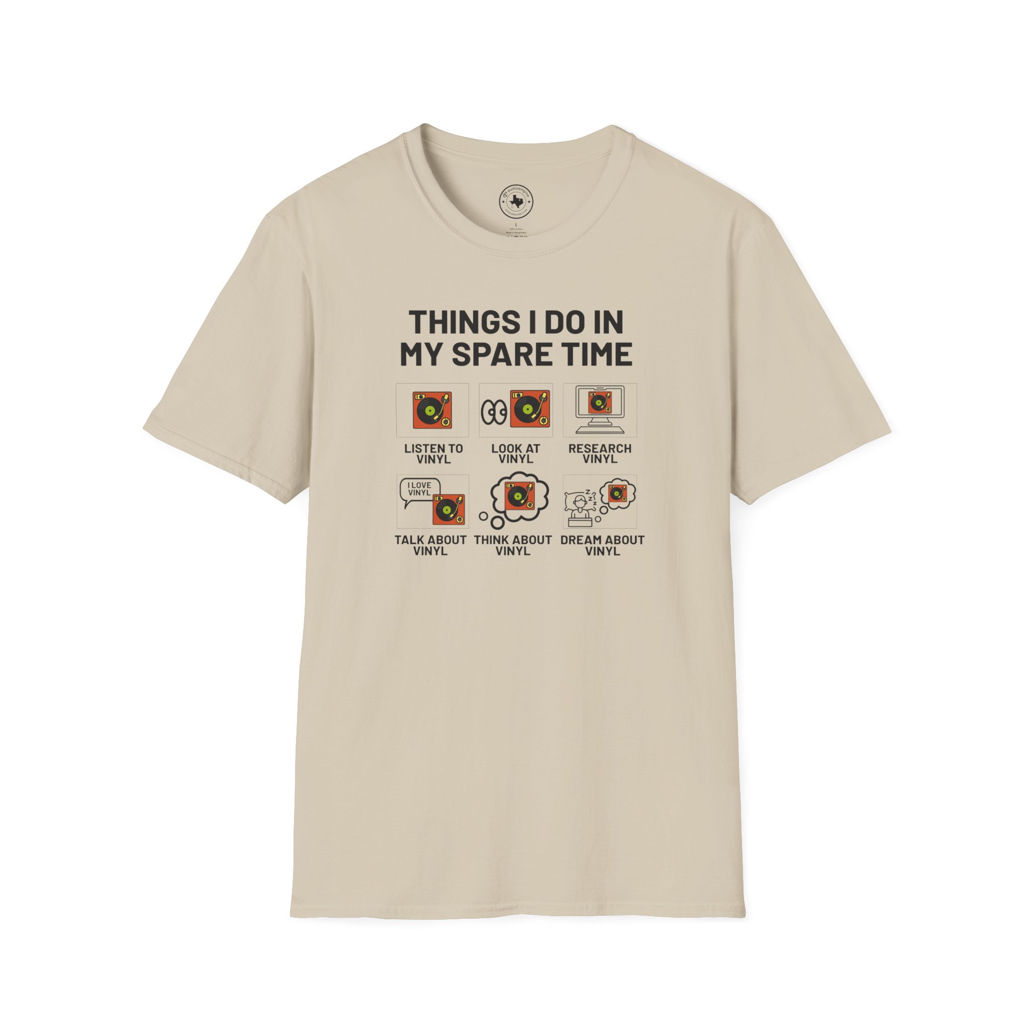 Things I Do In My Spare Time T-Shirt — Funny Hobbies Graphic Tee - Image 23