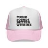 Music Vibe Trucker Cap - "Music Sounds Better With Me" - Thumbnail Image 1