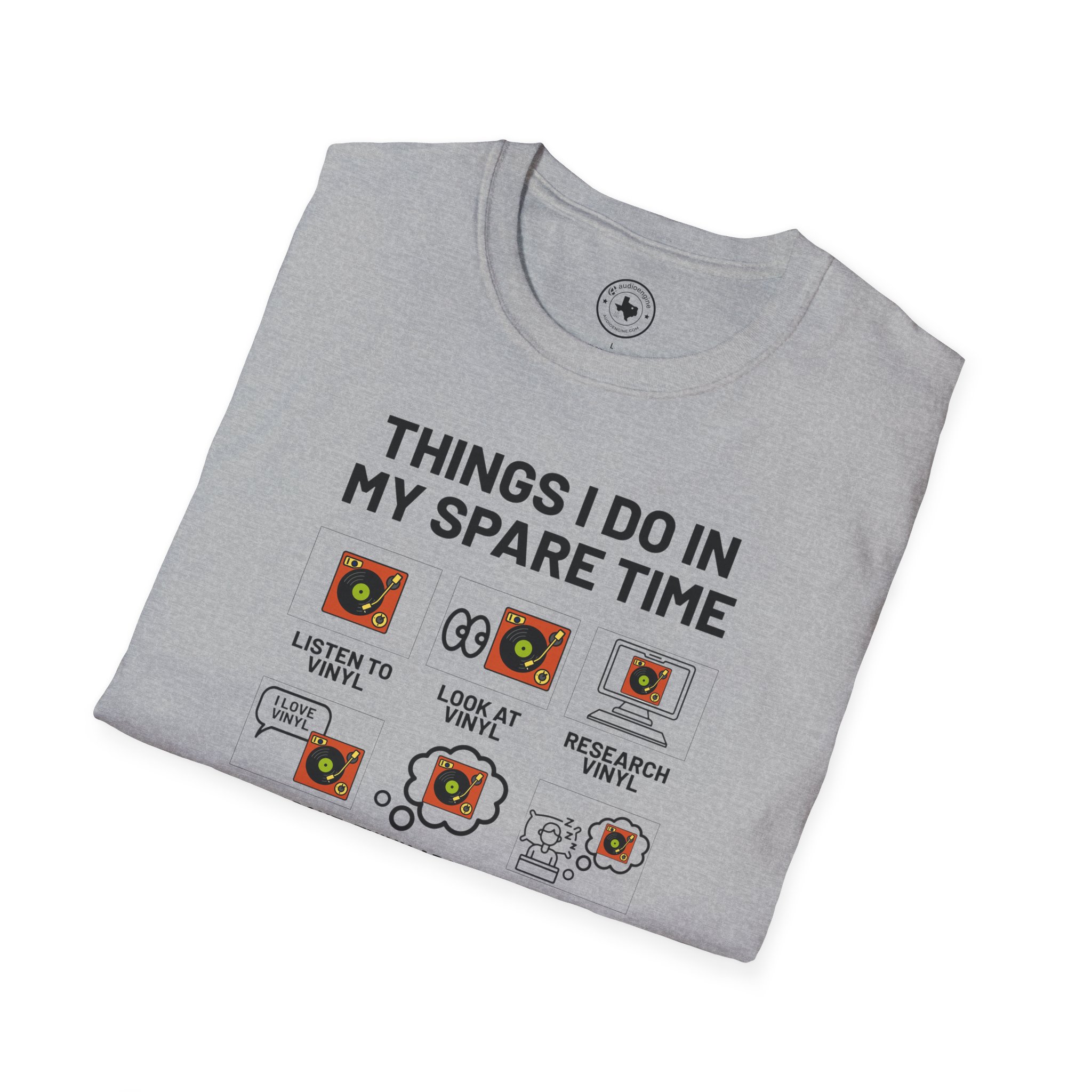 Things I Do In My Spare Time T-Shirt — Funny Hobbies Graphic Tee - Image 37