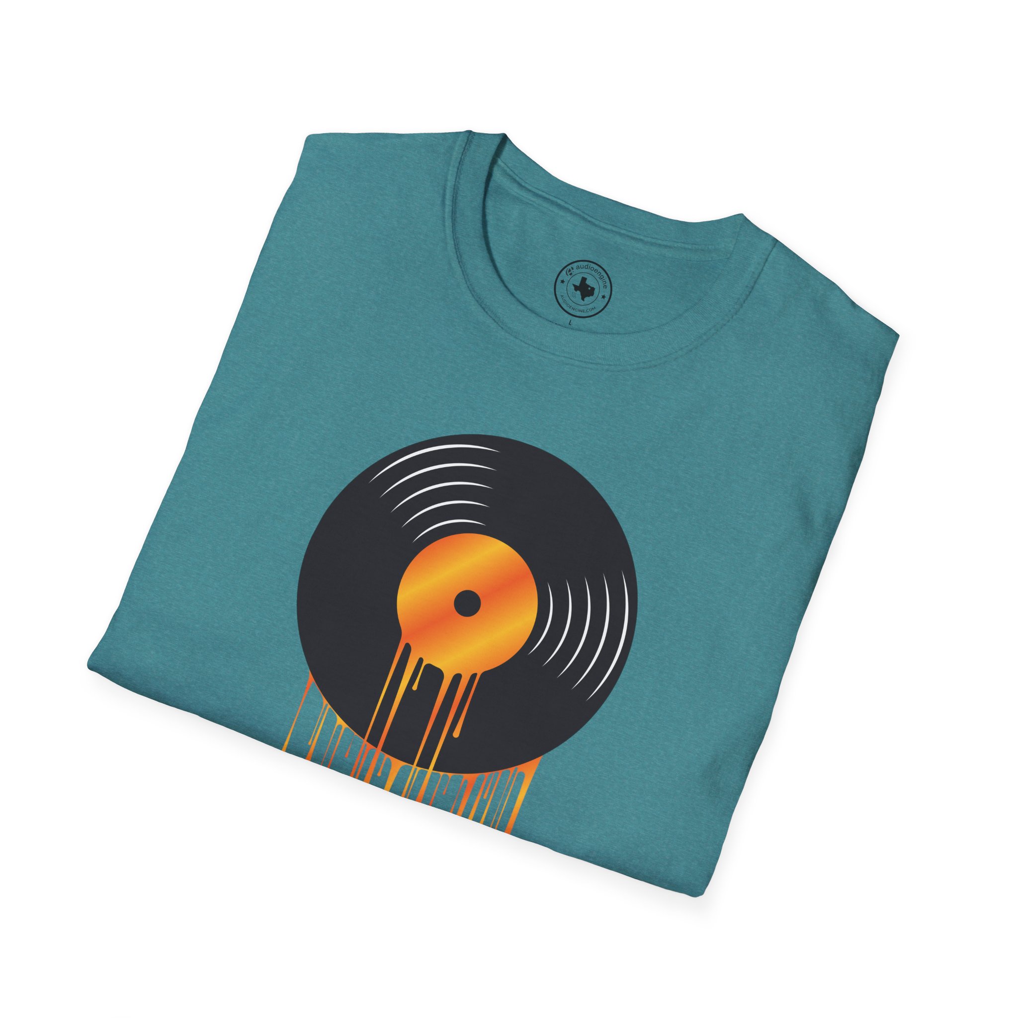Melting Vinyl Record T-Shirt – Retro Music Tee - Image 58