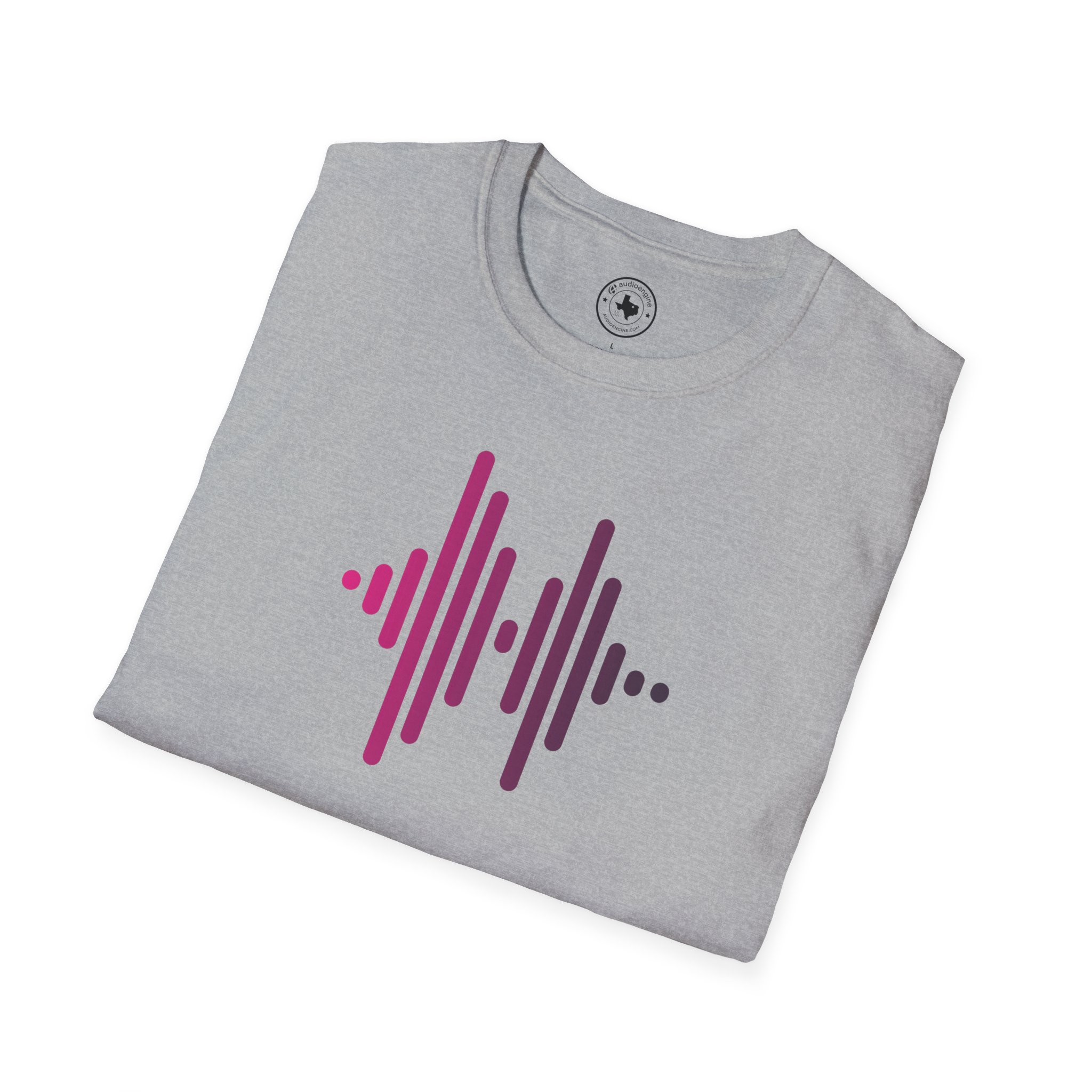 Audio Waveform Graphic Tee — Gradient Soundwave T-Shirt - Image 36