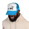 Gym Lover Trucker Cap with Workout Design - Thumbnail Image 5
