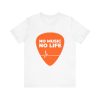 Music Lover's Short Sleeve Tee, "No Music No Life" Shirt, Gift for Musicians, Concert T-Shirt, Casual Music Apparel - Thumbnail Image 5
