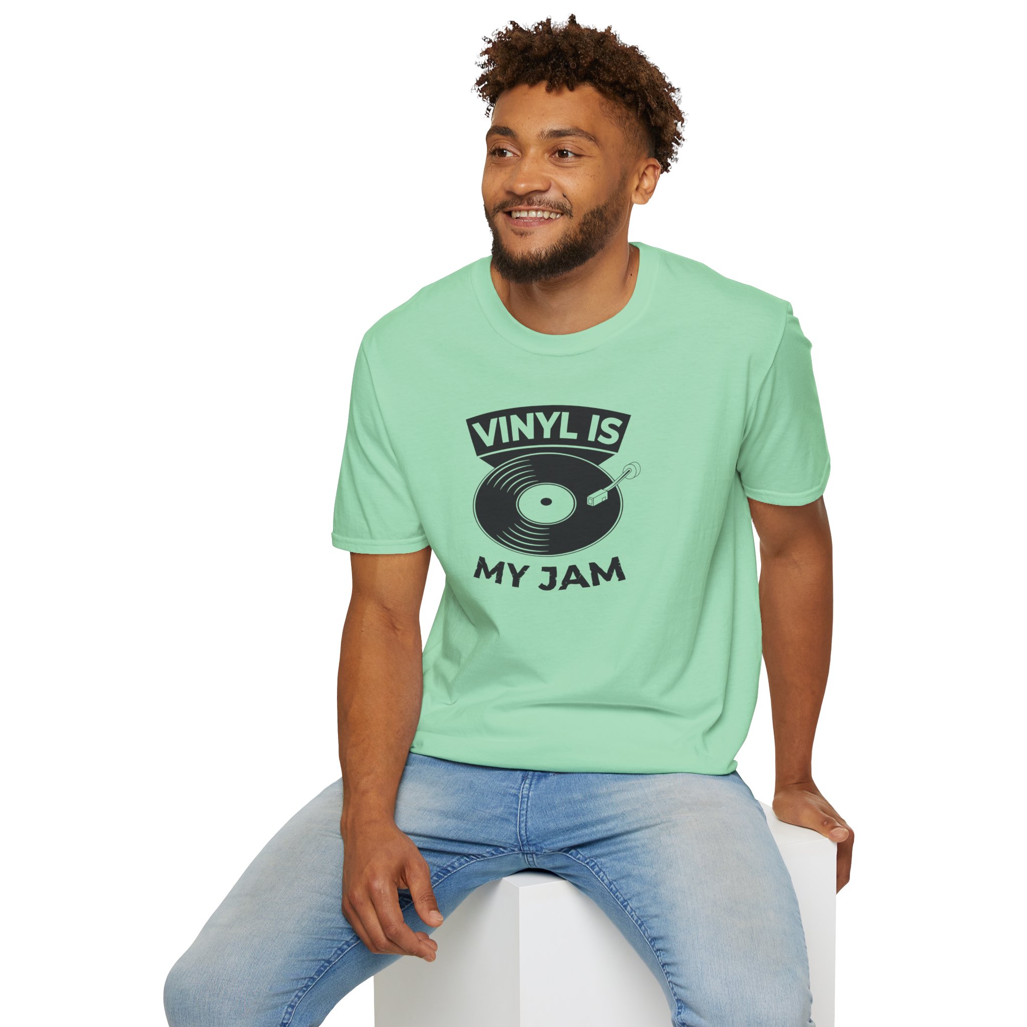 Vinyl Is My Jam T-Shirt — Retro Record Lover Tee - Image 80