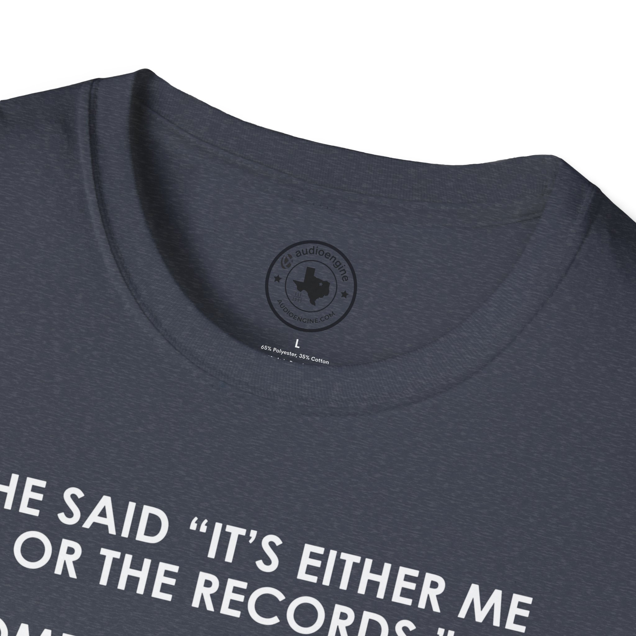 T-Shirt — “She Said ‘It’s Either Me or the Records.’ Sometimes I Miss Her.” Funny Music Lover Tee - Image 57