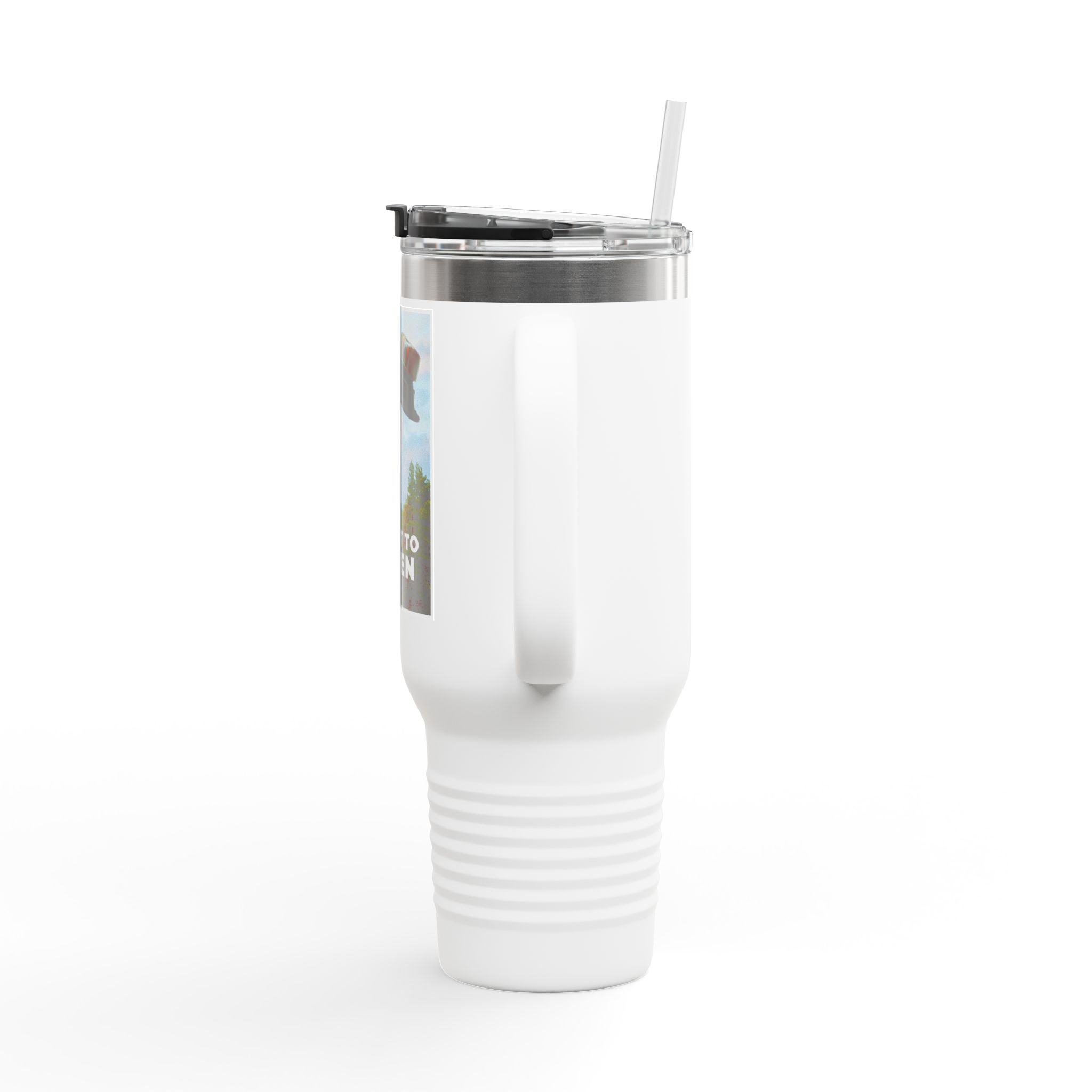 Insulated Travel Mug, 40oz - Motivational Drinkware for Coffee Lovers, Perfect for Road Trips, Gifts for Friends, Eco-Friendly! - Image 2