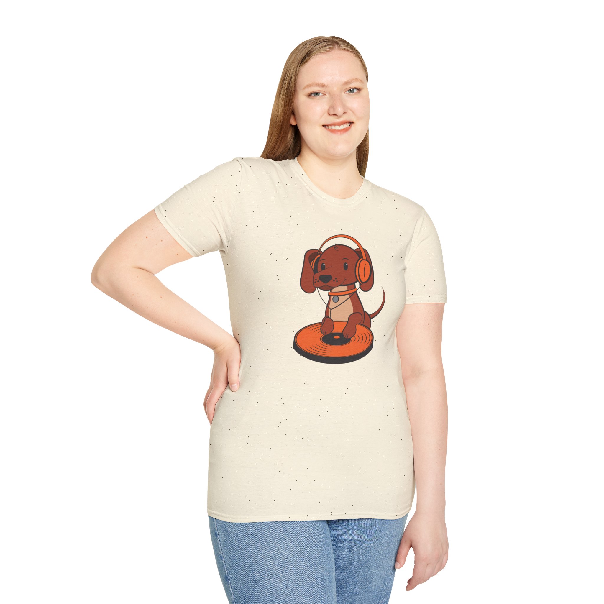 DJ Dachshund Tee — Cute Dog with Headphones Graphic T-Shirt - Image 55