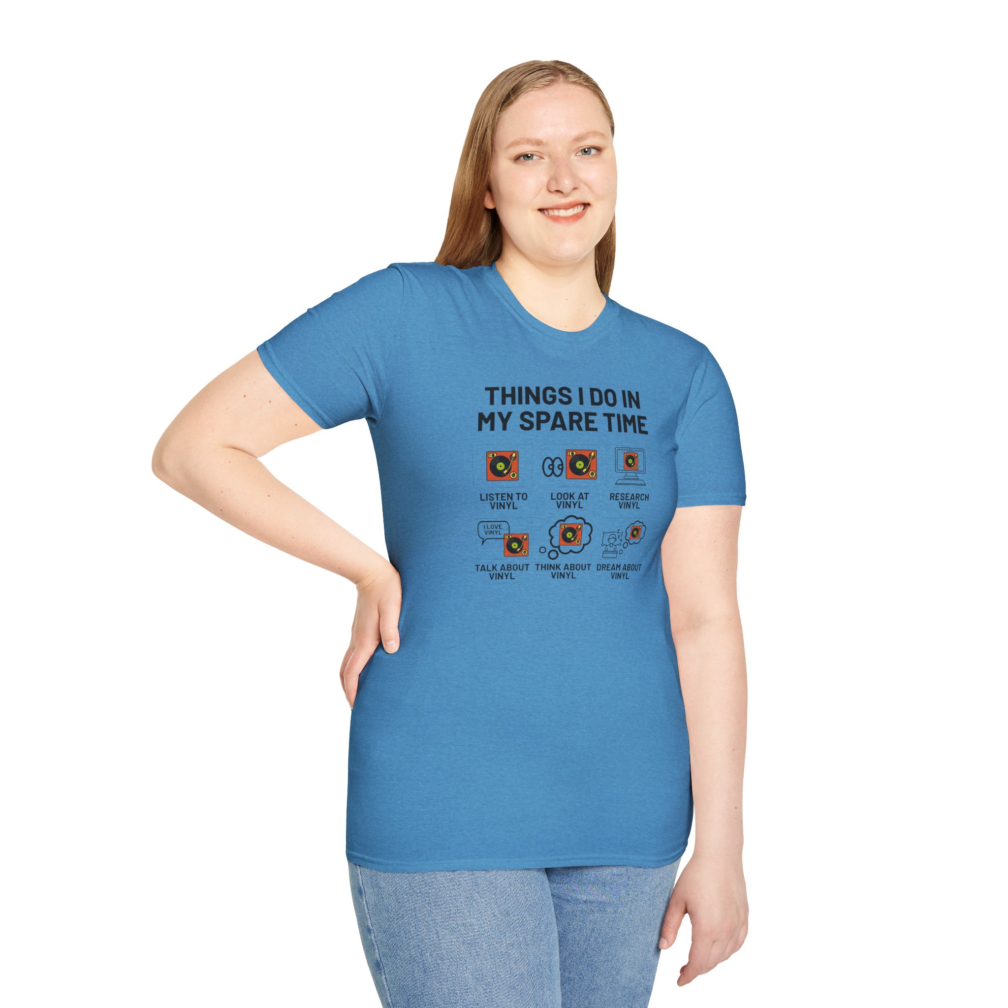 Things I Do In My Spare Time T-Shirt — Funny Hobbies Graphic Tee - Image 6