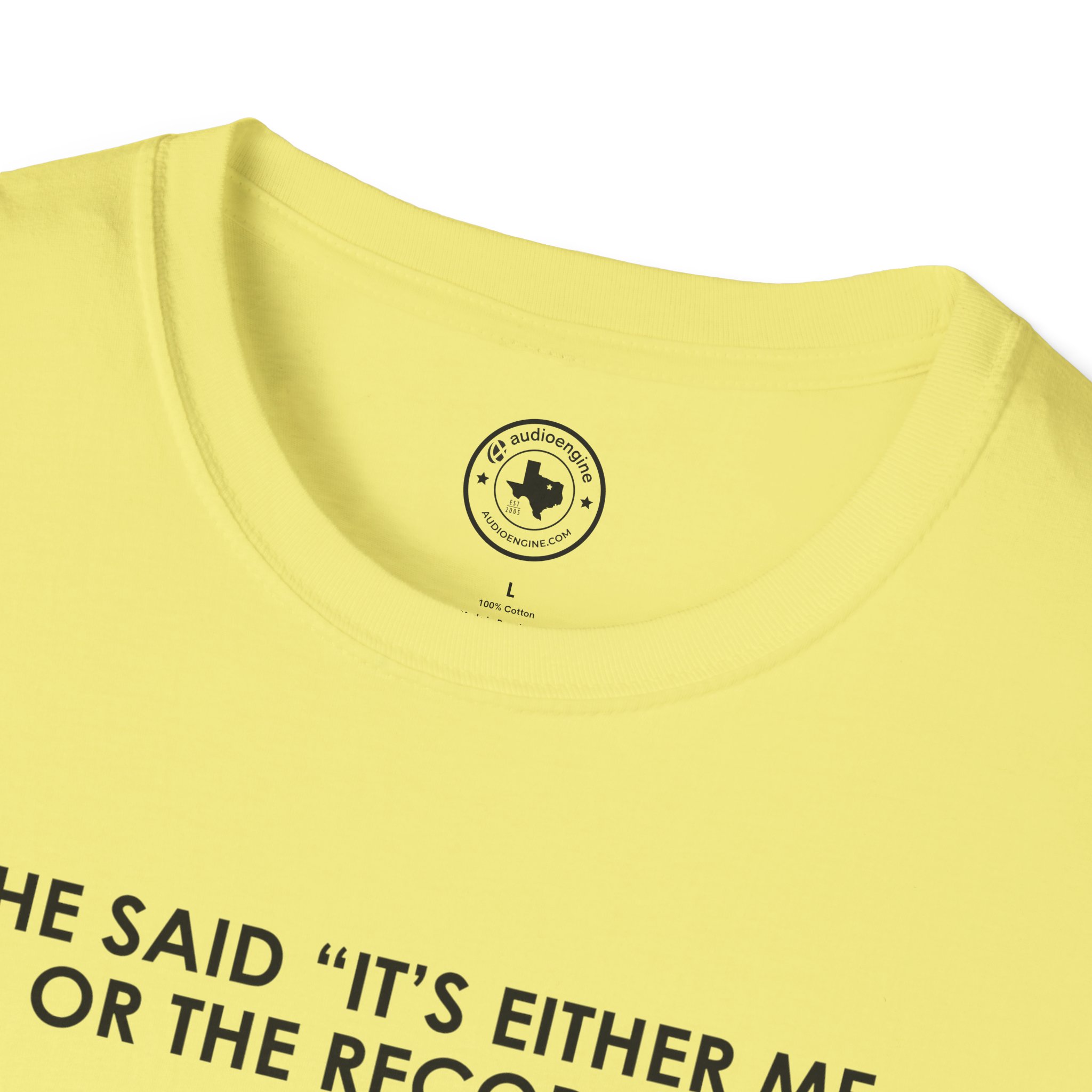 T-Shirt — “She Said ‘It’s Either Me or the Records.’ Sometimes I Miss Her.” Graphic Tee - Image 51