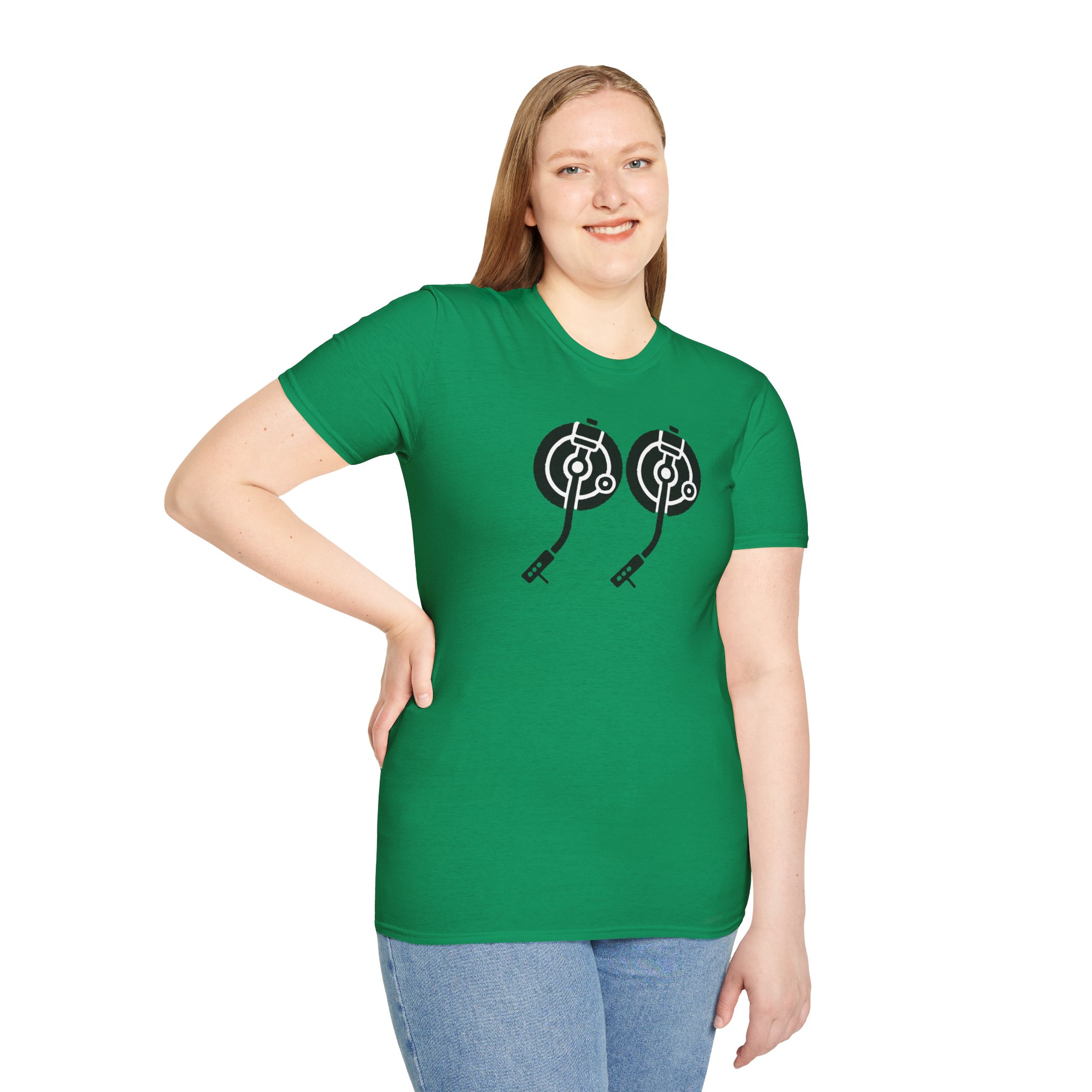 Record Player Turntable Tee — Retro DJ Vinyl Graphic T-Shirt - Image 6