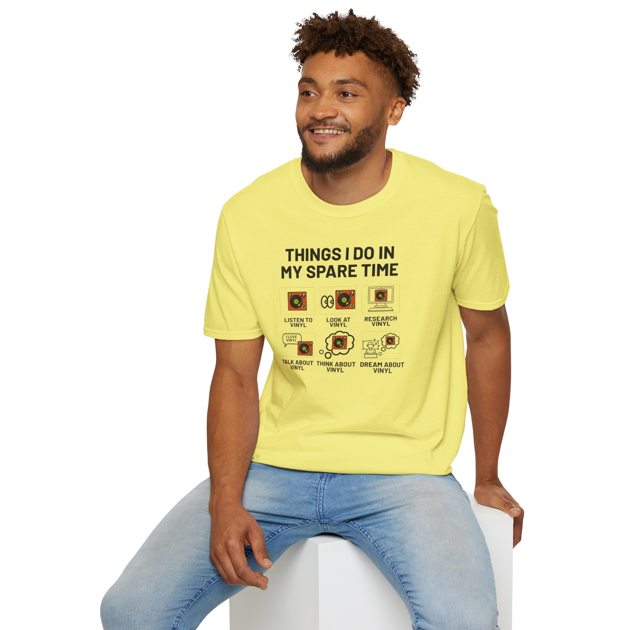 Things I Do In My Spare Time T-Shirt — Funny Hobbies Graphic Tee - Image 65