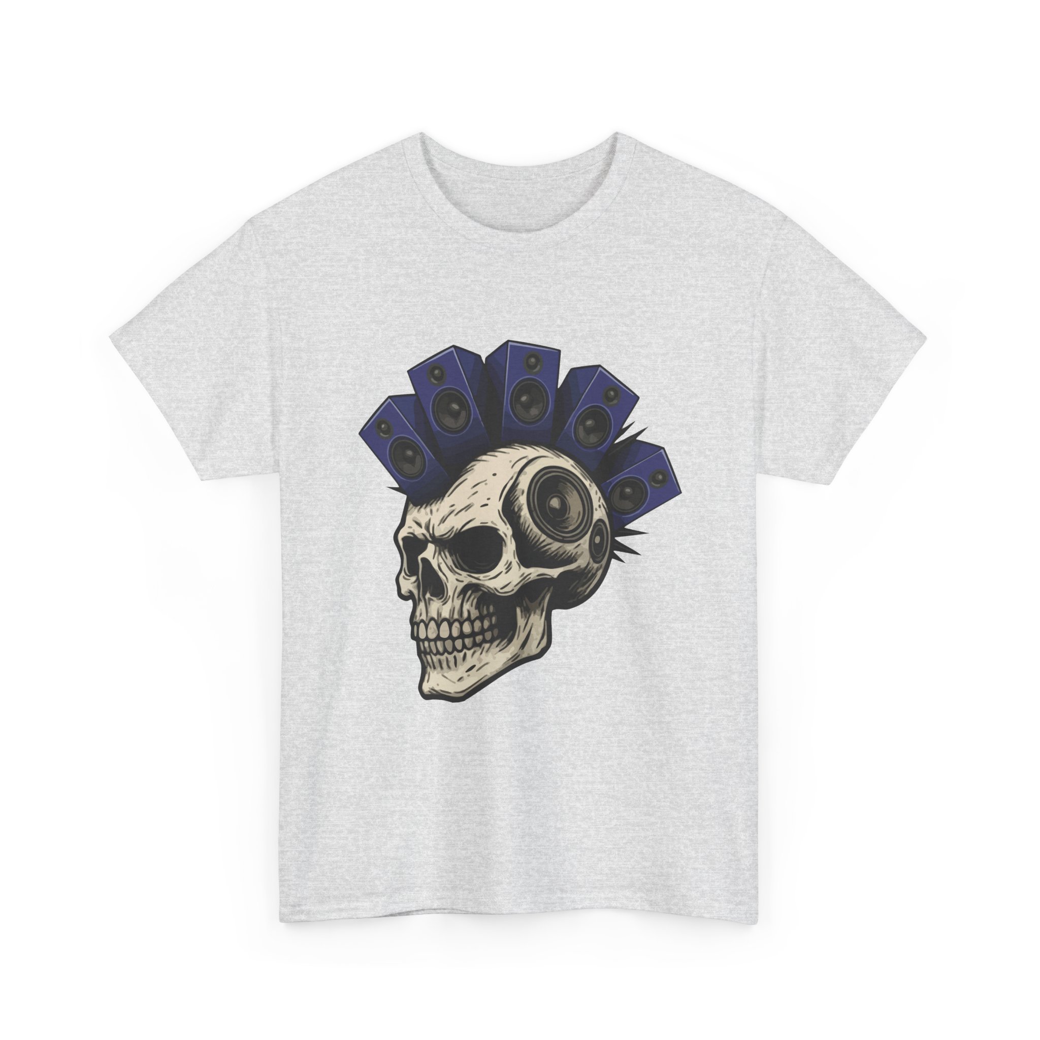 Skull Graffiti T-Shirt, Music Lover Tee, Festival Fashion Shirt, Unisex Graphic Tee, Edgy Streetwear Apparel - Image 7