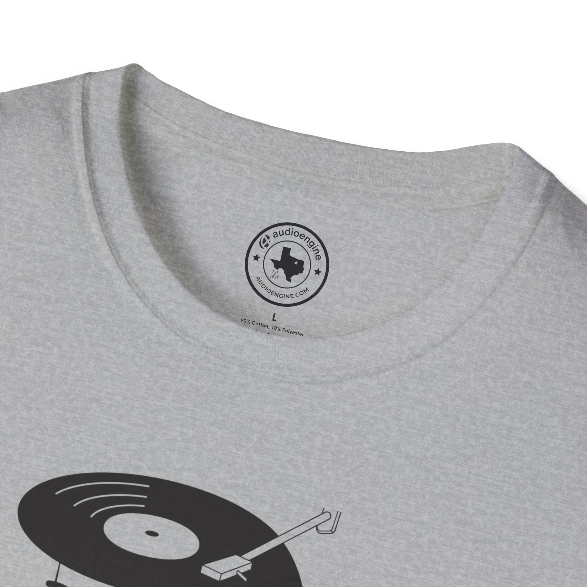 Retro Vinyl Head Illustration T-Shirt - Image 35