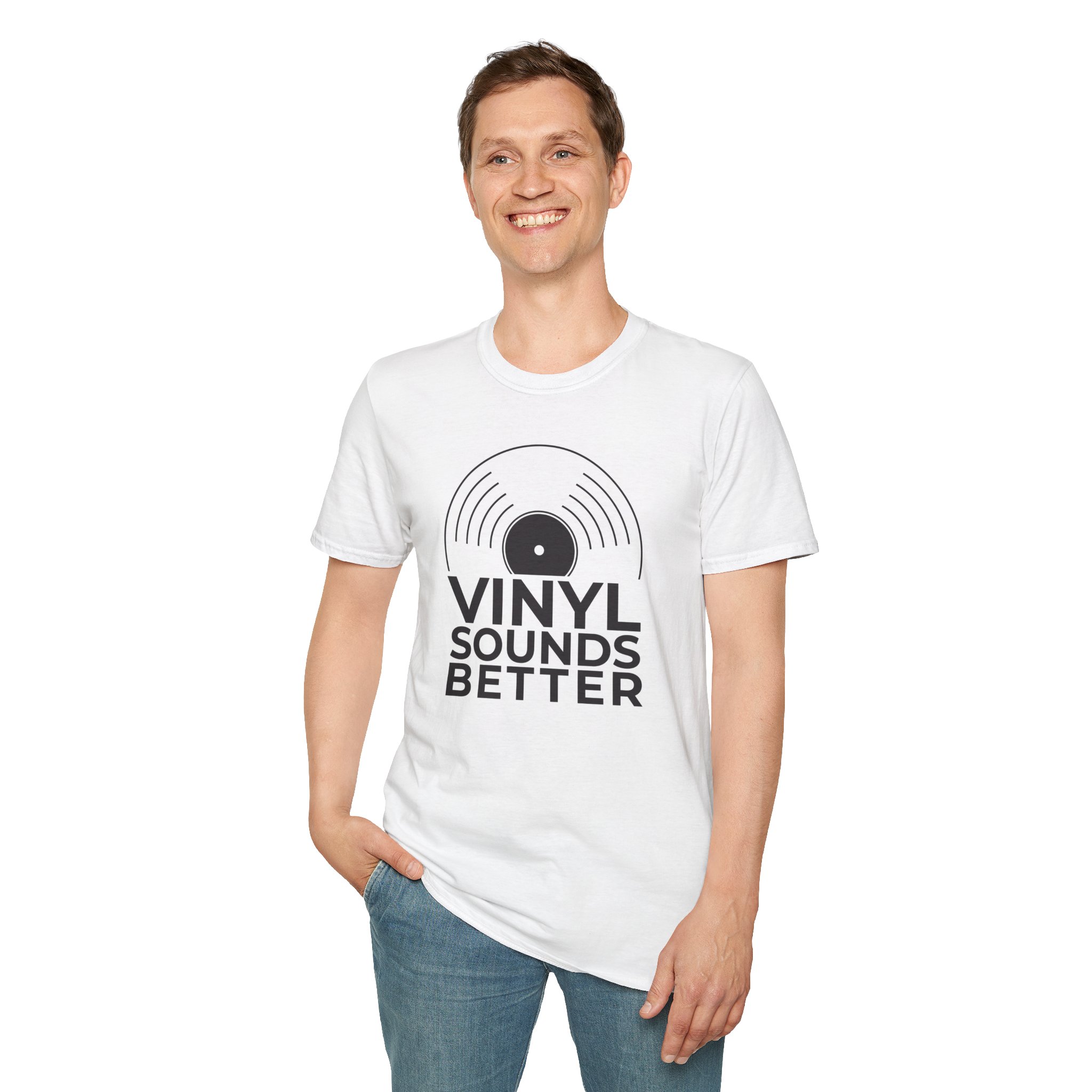 Vinyl Sounds Better Unisex T-Shirt - Image 5