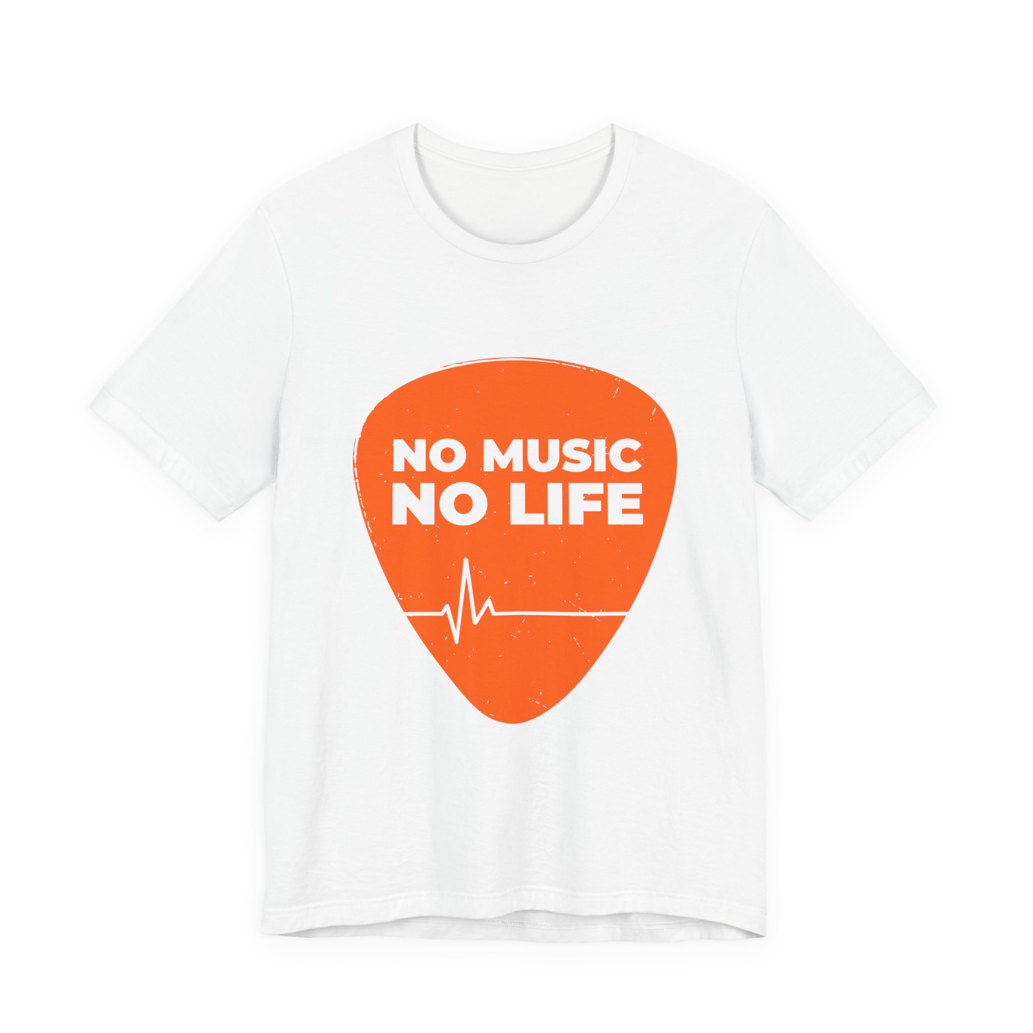 Music Lover's Short Sleeve Tee, "No Music No Life" Shirt, Gift for Musicians, Concert T-Shirt, Casual Music Apparel - Image 7