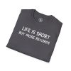 Life Is Short Buy More Records T-Shirt — Vinyl Lover Tee - Thumbnail Image 5